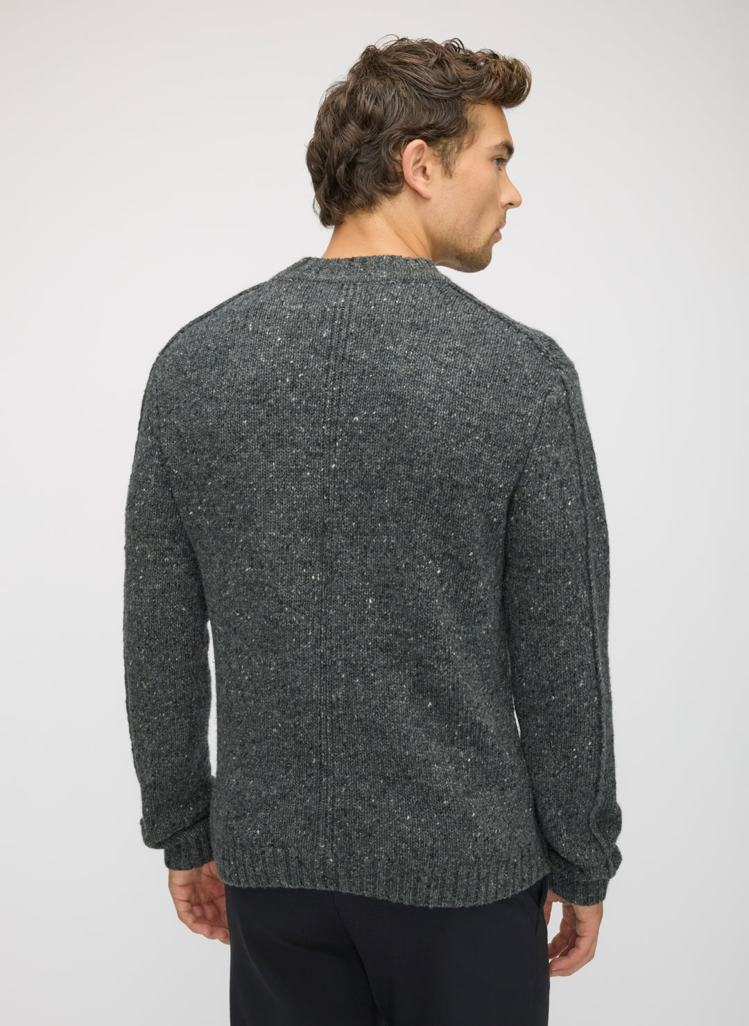 Donegal Funnel Neck Sweater