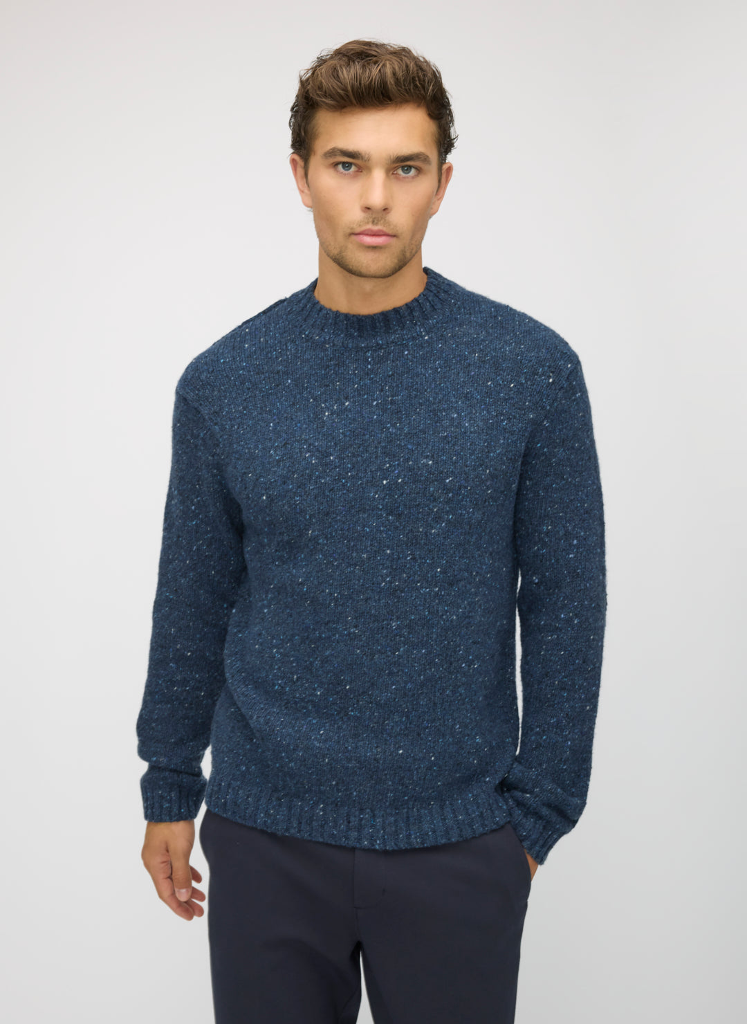 Donegal Funnel Neck Sweater
