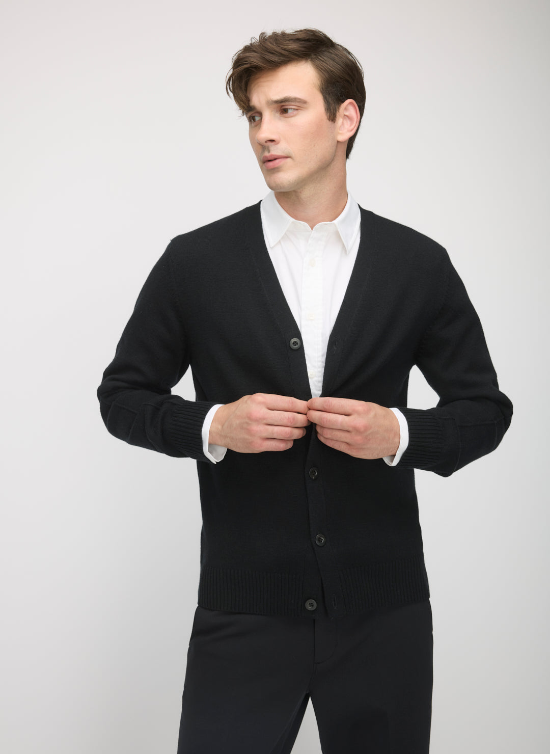 Merino Cotton Cardigan