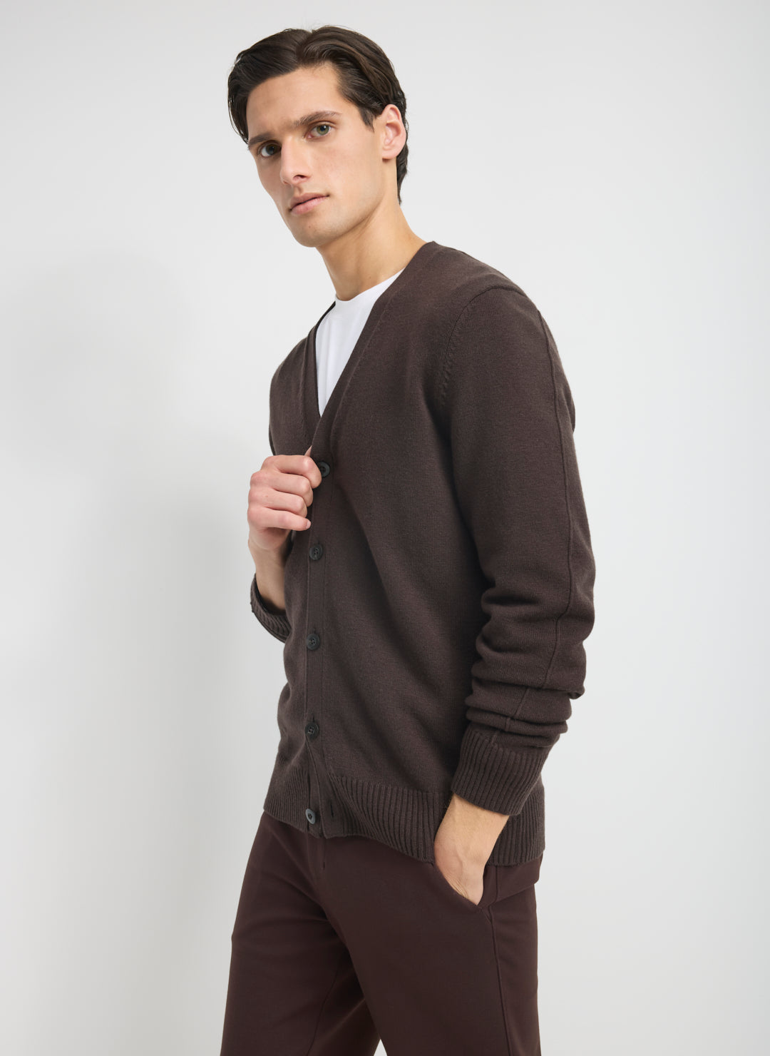 Merino Cotton Cardigan