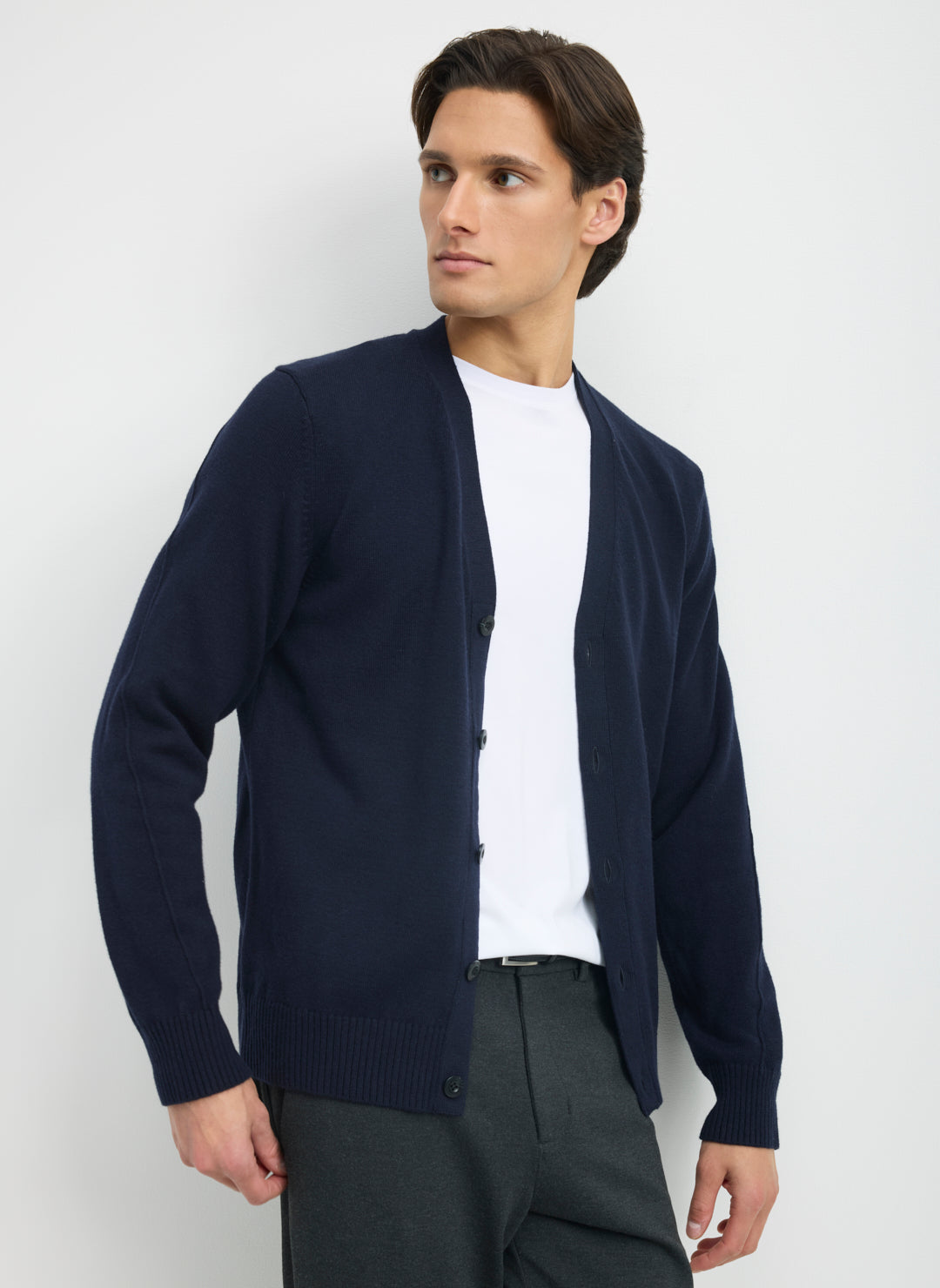 Merino Cotton Cardigan