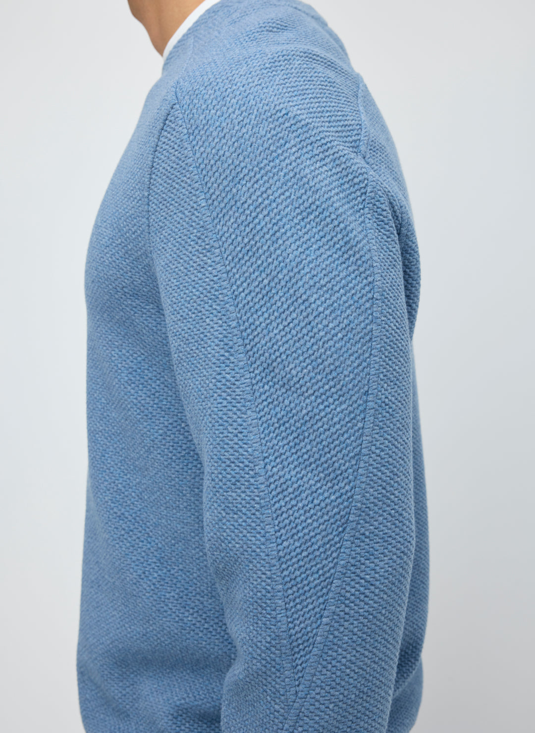 Textured Crew Sweatshirt