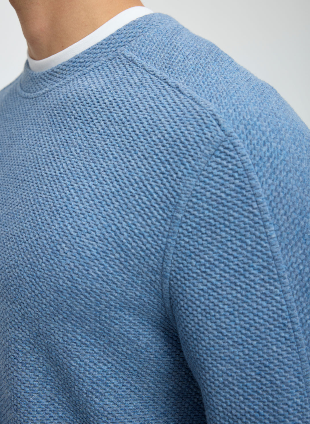 Textured Crew Sweatshirt