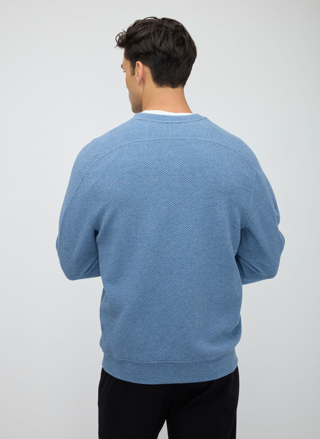 Textured Crew Sweatshirt