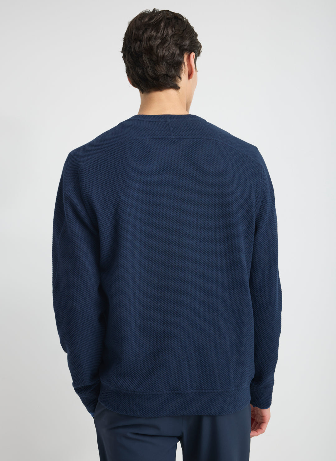Textured Crew Sweatshirt