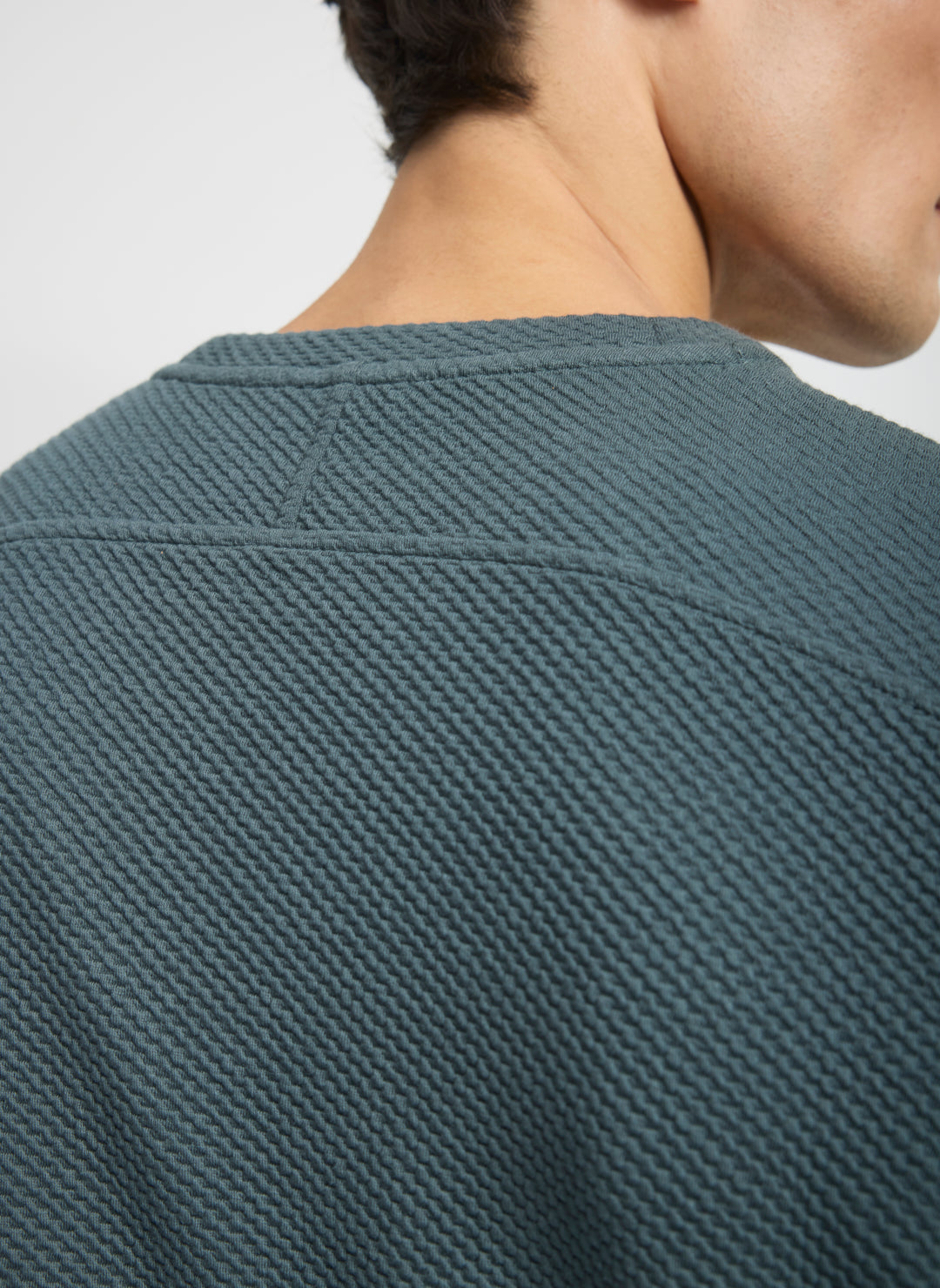 Textured Crew Sweatshirt