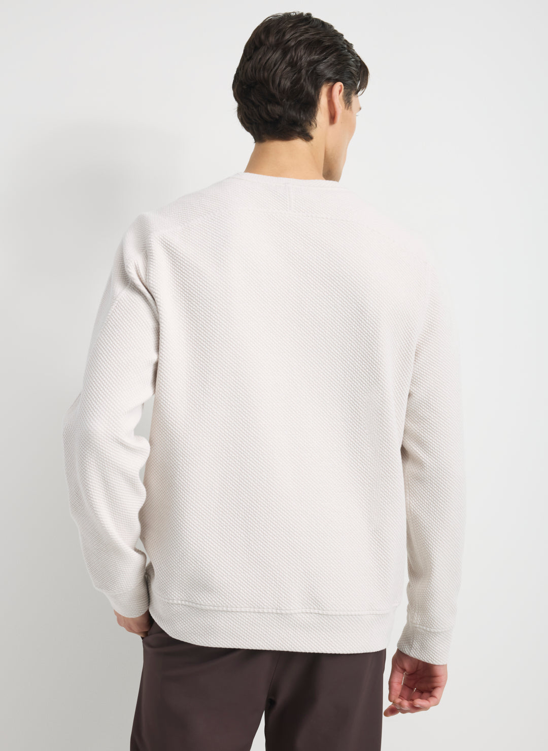 Textured Crew Sweatshirt