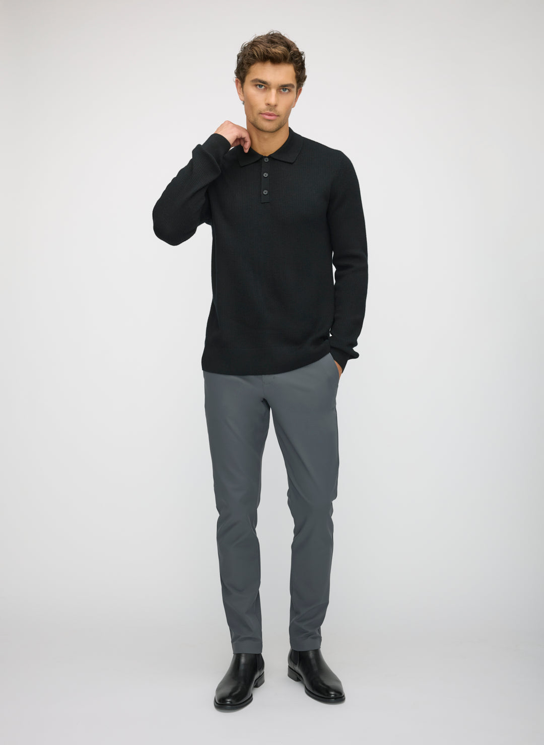 Nord Merino Polo Sweater