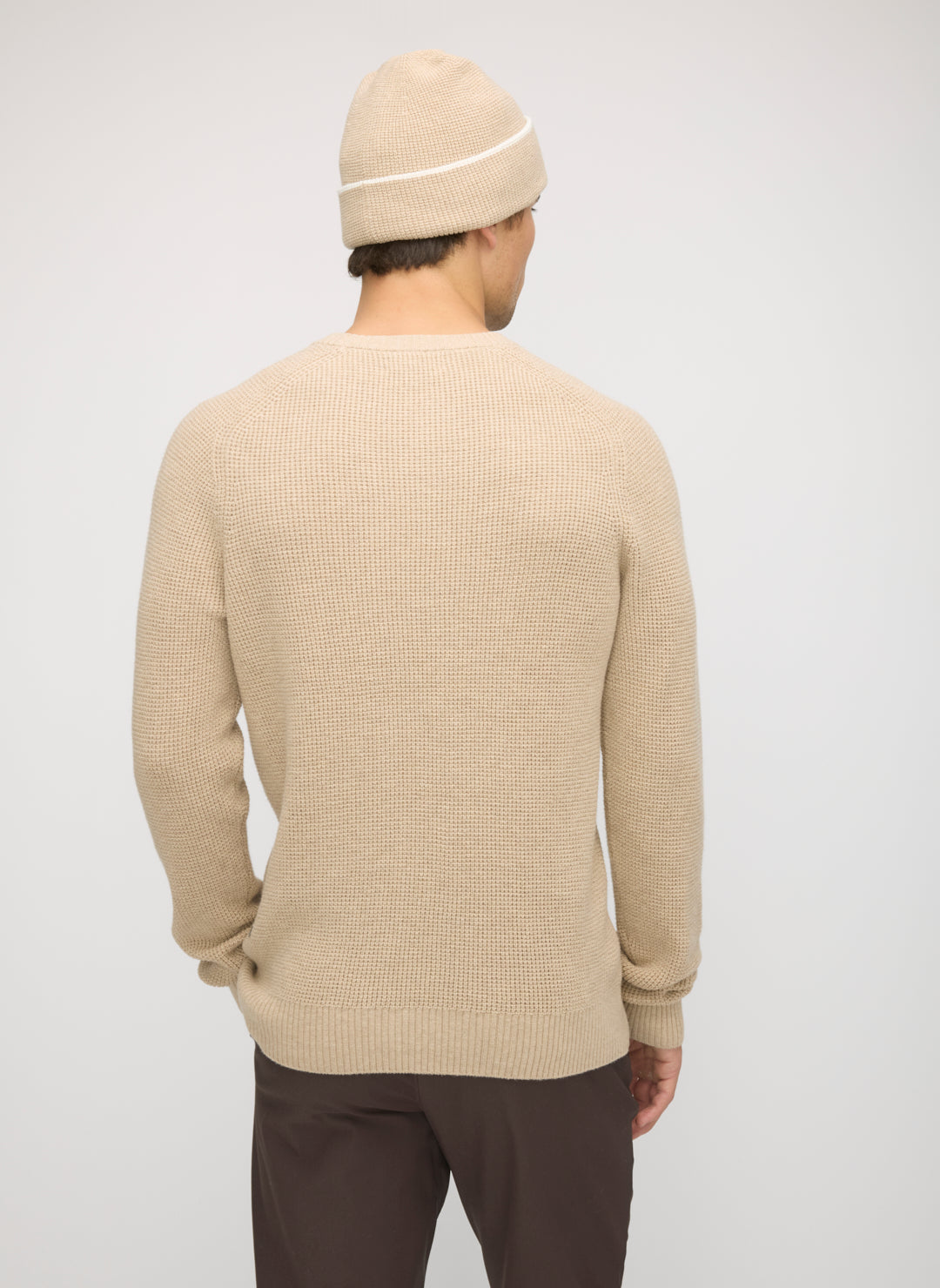 Waffle Crewneck Sweater