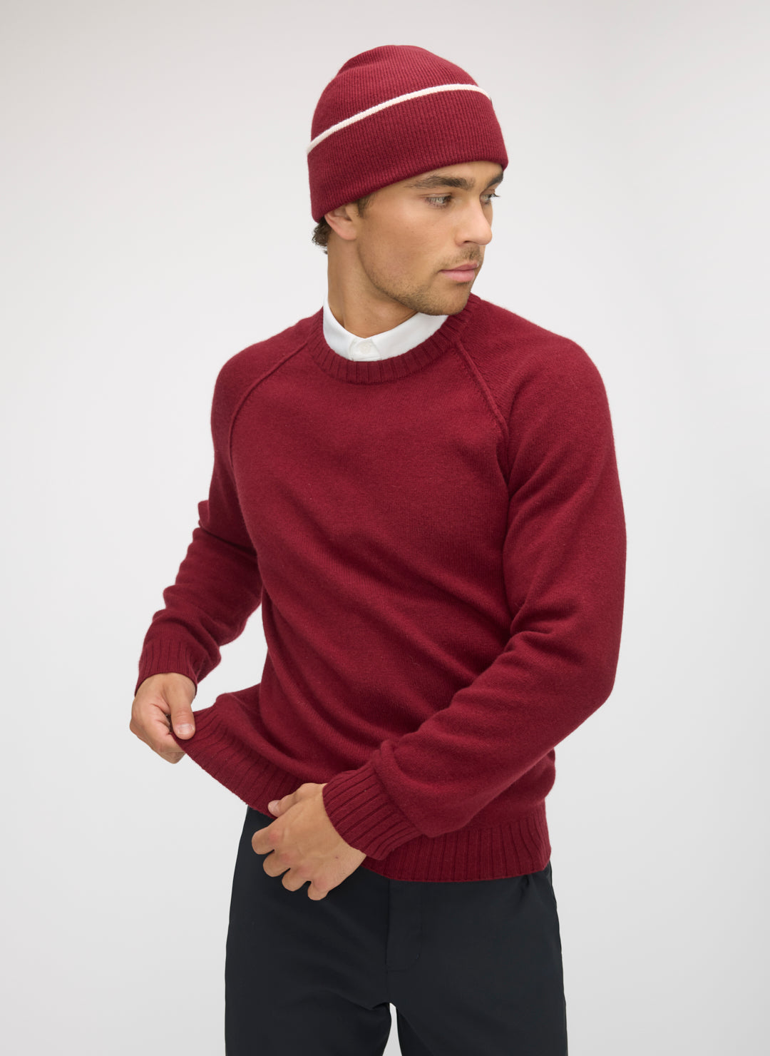 Cashmere Merino Raglan Sweater