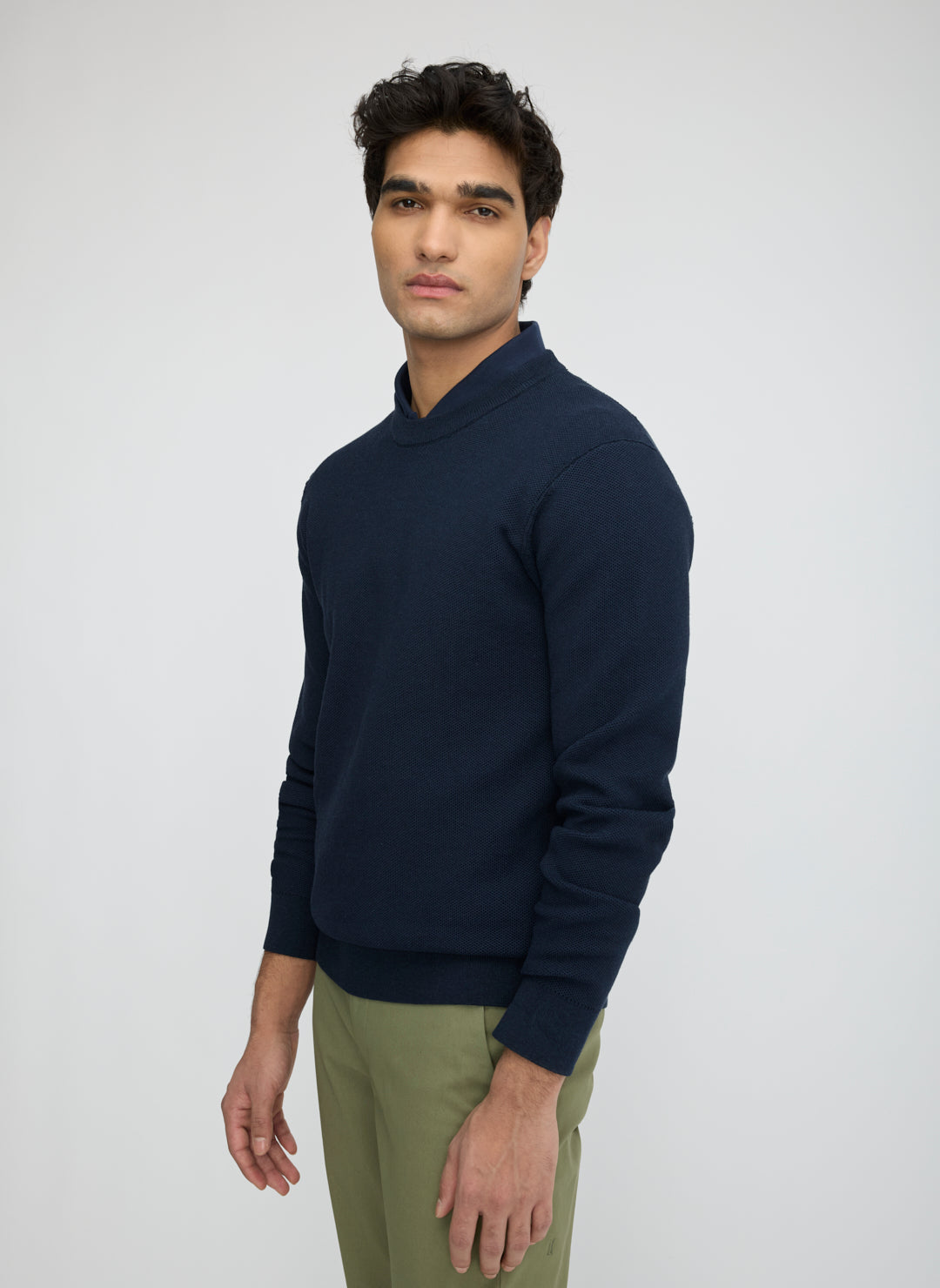 Dalton Long Sleeve Crew Sweater