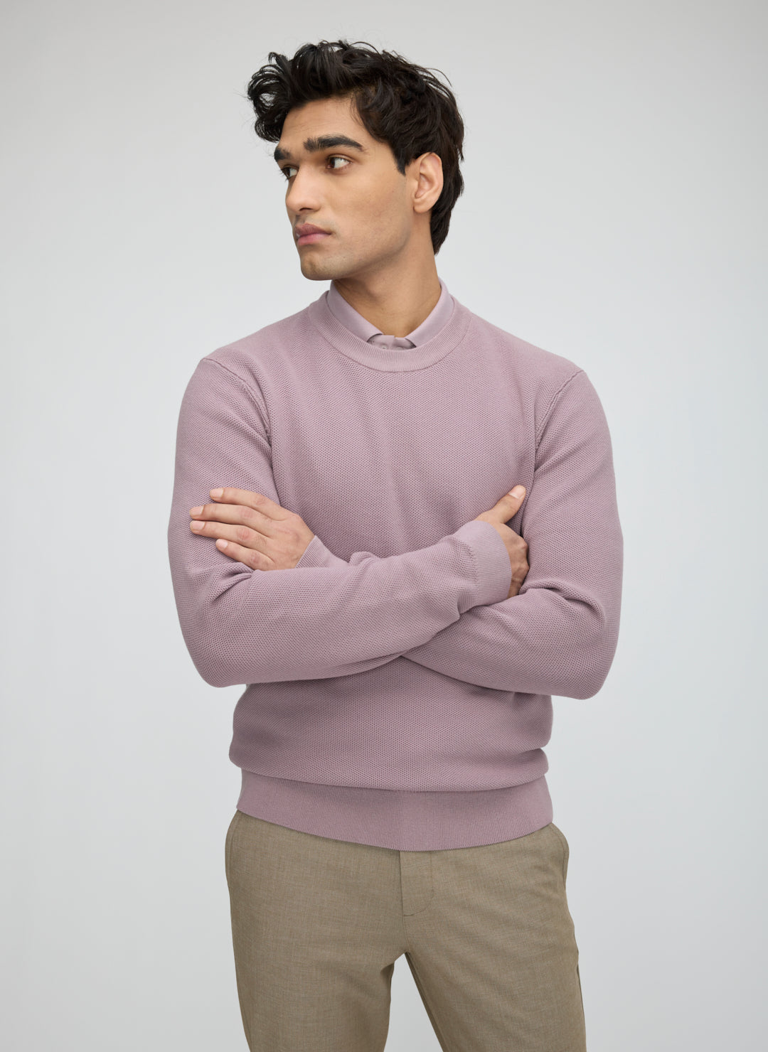 Dalton Long Sleeve Crew Sweater