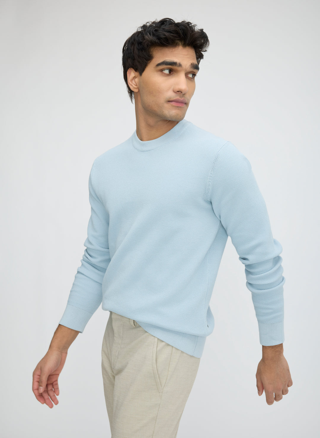 Dalton Long Sleeve Crew Sweater | Kit and Ace