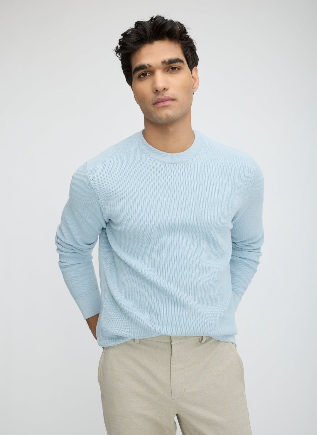 Dalton Long Sleeve Crew Sweater