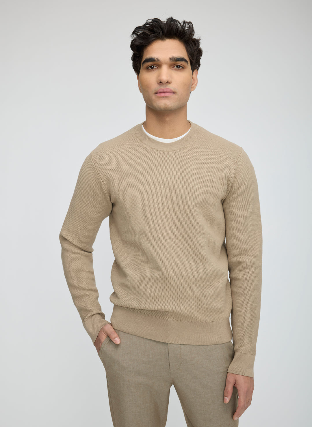 Dalton Long Sleeve Crew Sweater