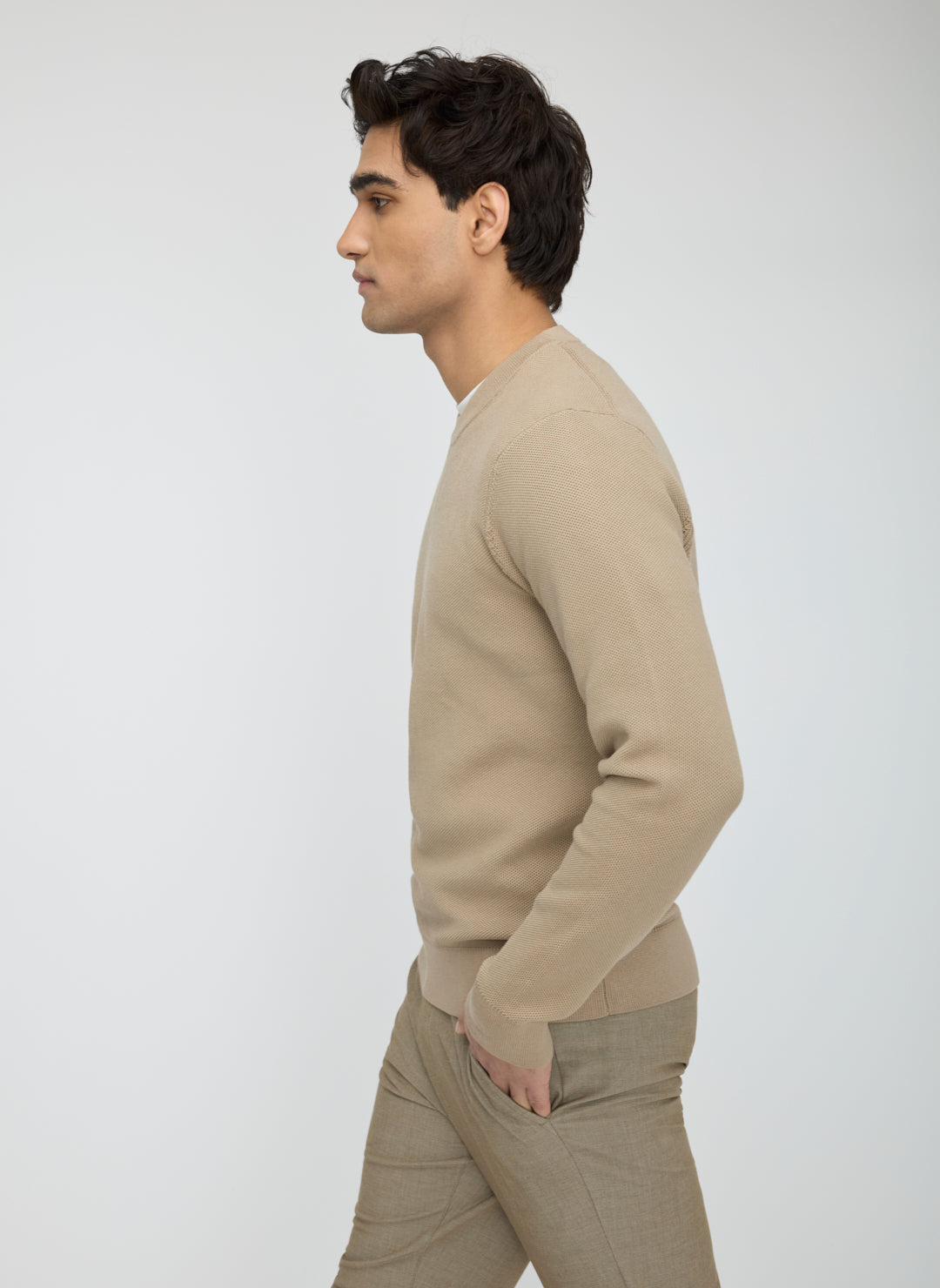 Dalton Long Sleeve Crew Sweater