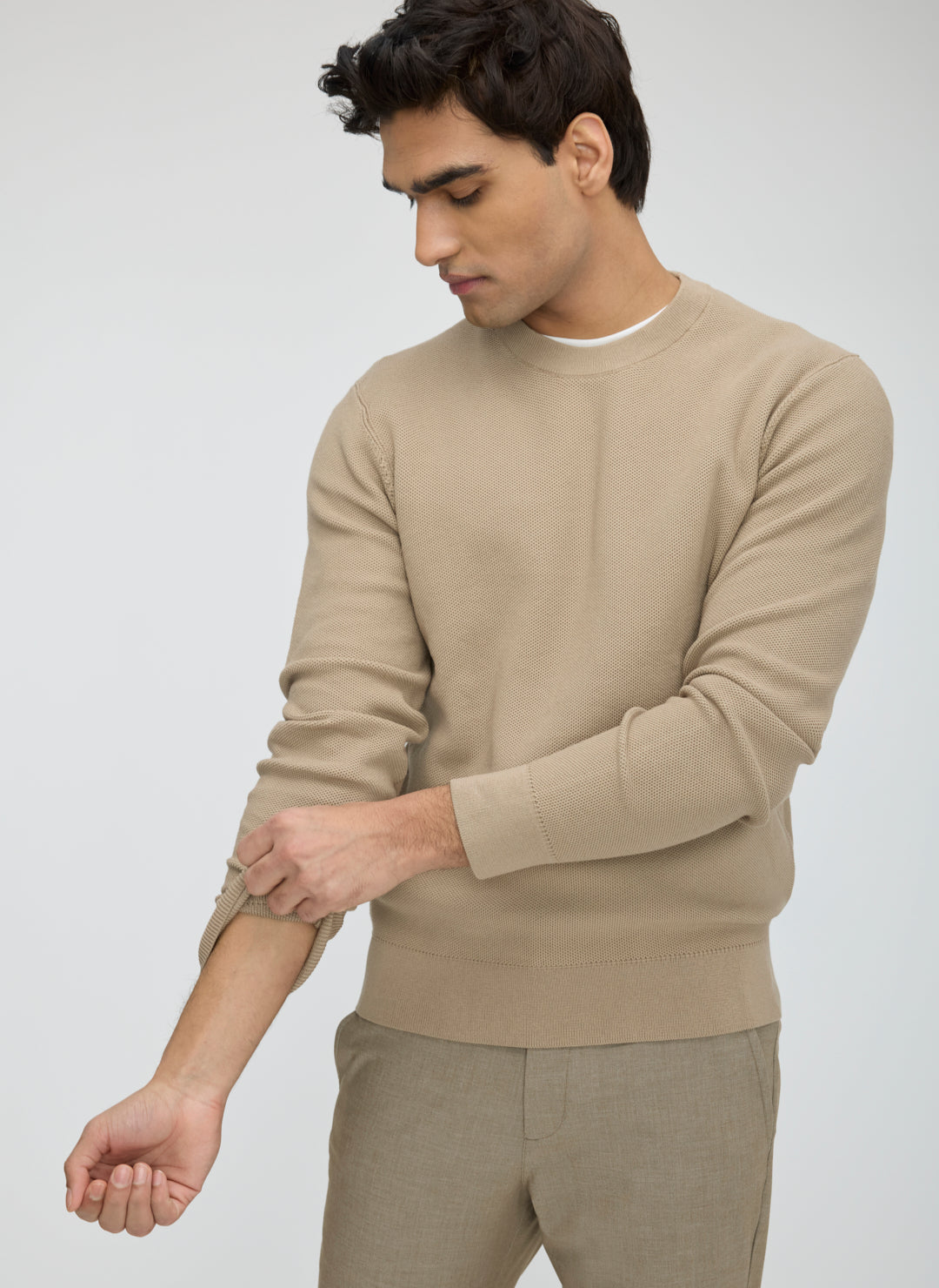 Dalton Long Sleeve Crew Sweater