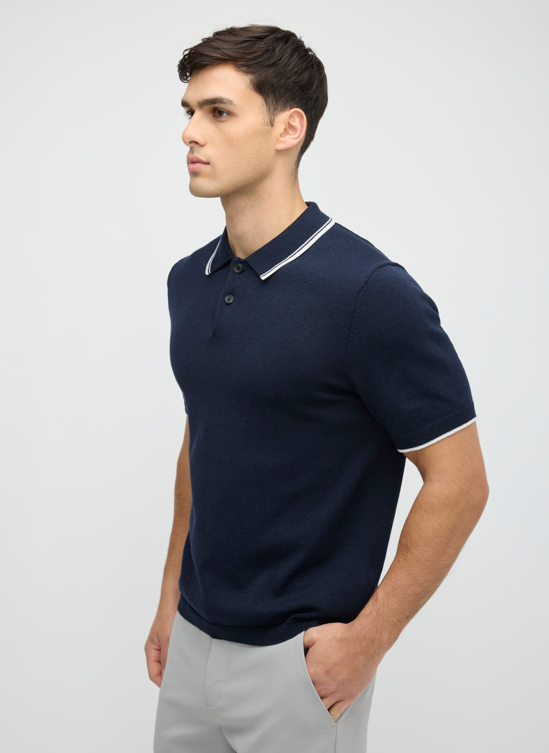 SilkStitch Easy Care Button Up Sweater