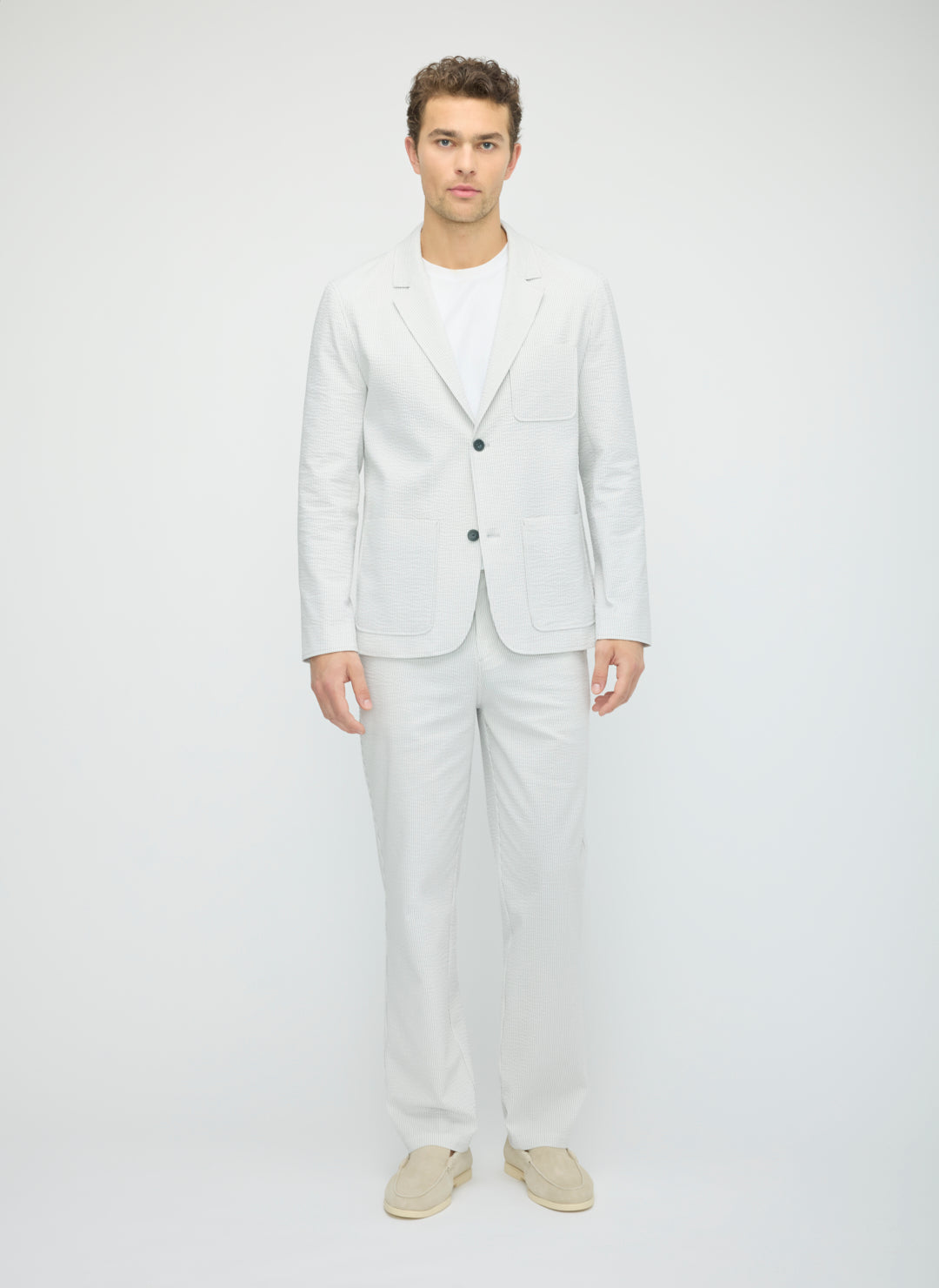 Seersucker Blazer