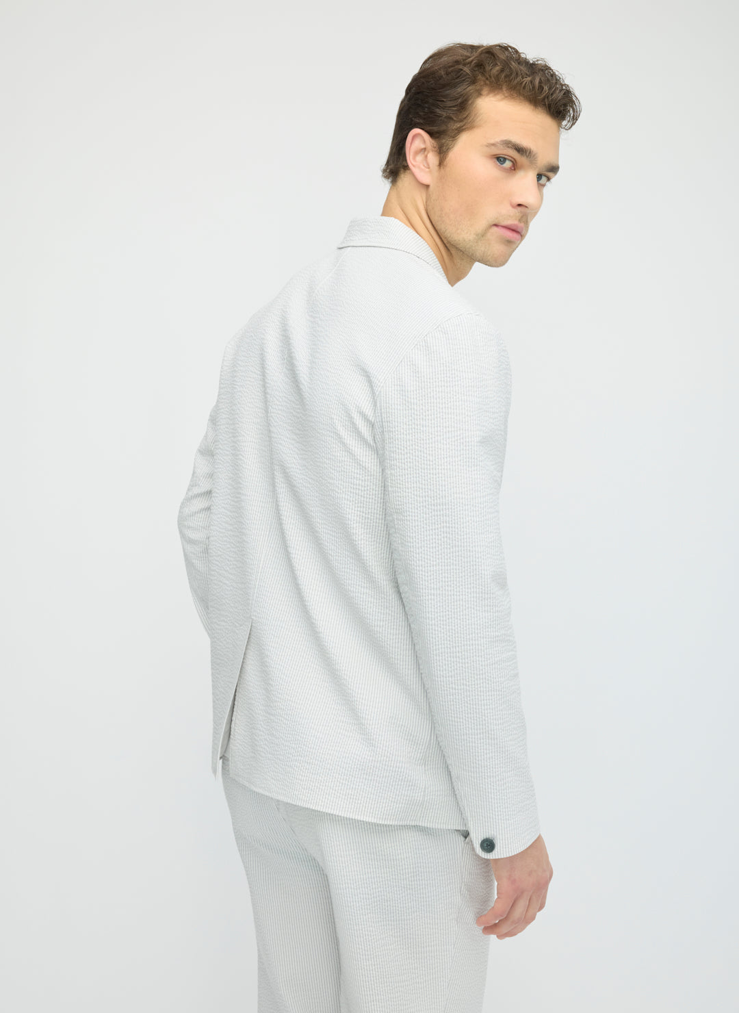 Seersucker Blazer