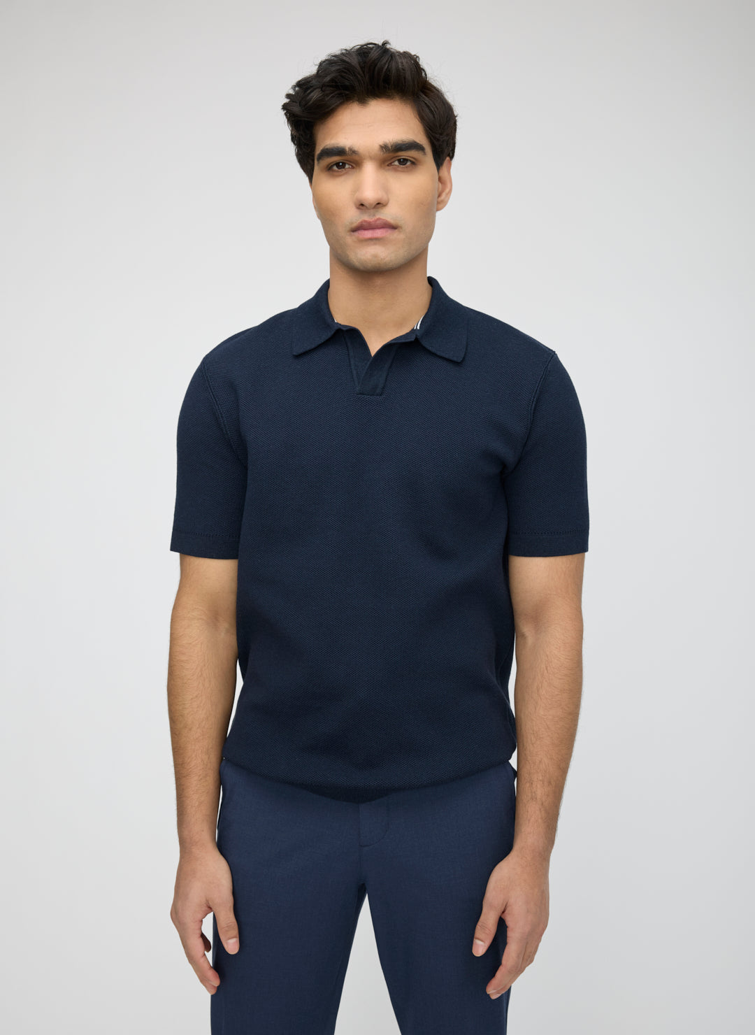 Dalton Relaxed Polo Sweater