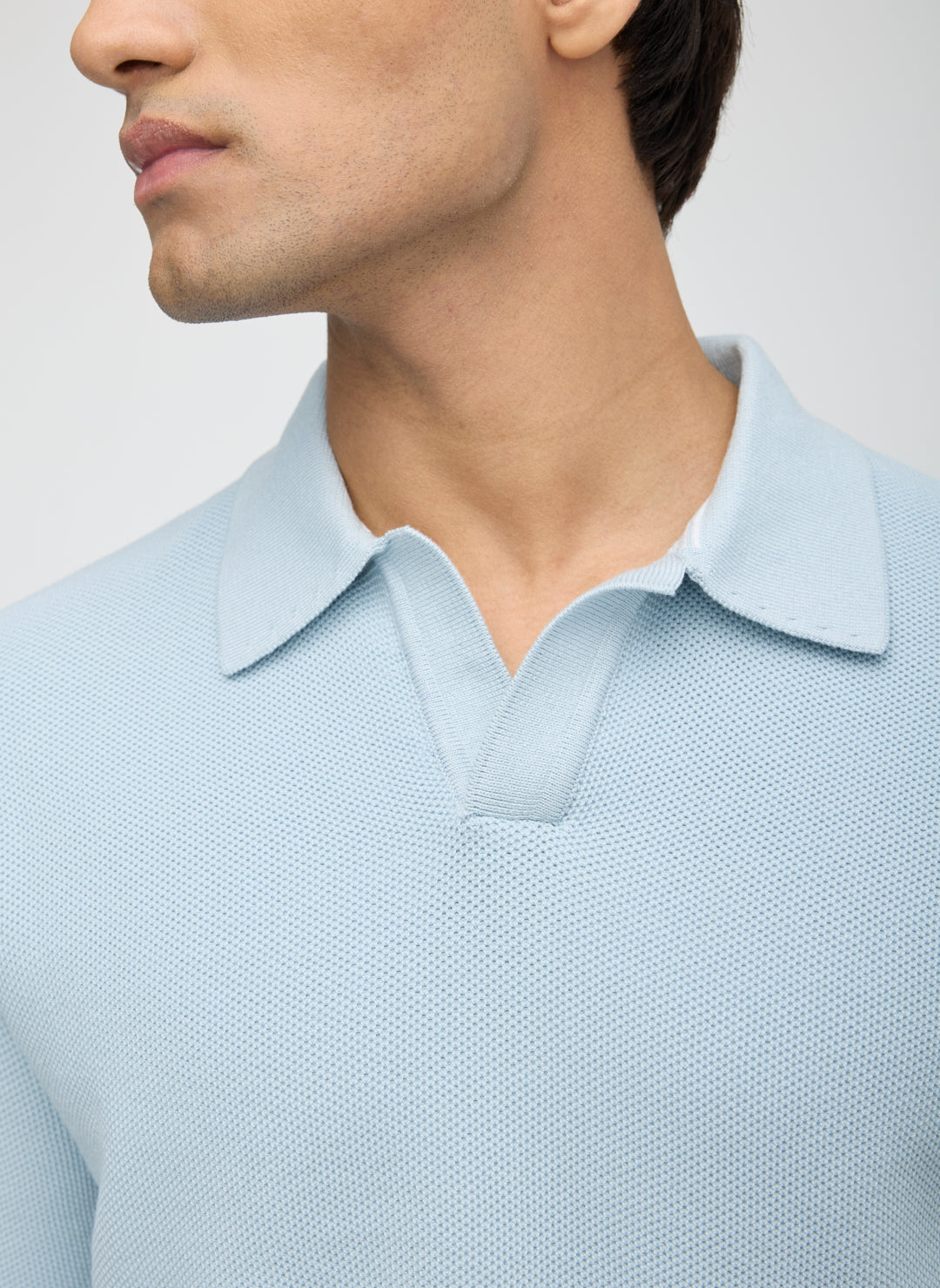 Dalton Relaxed Polo Sweater