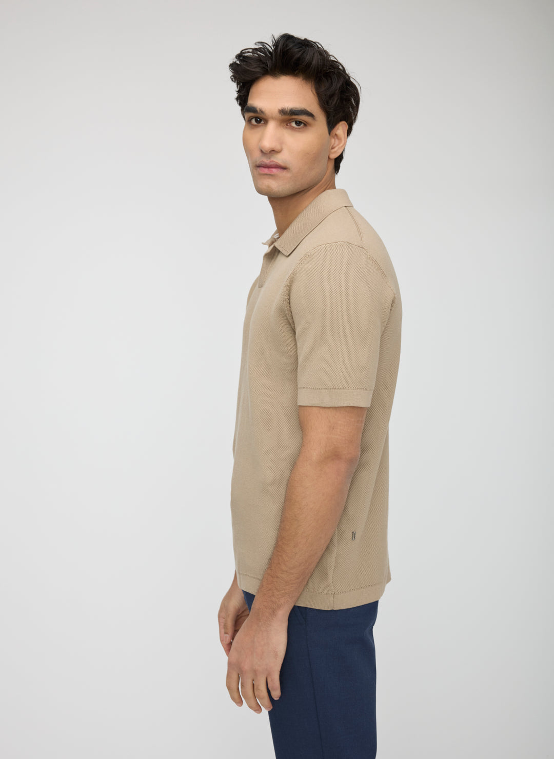Dalton Relaxed Polo Sweater