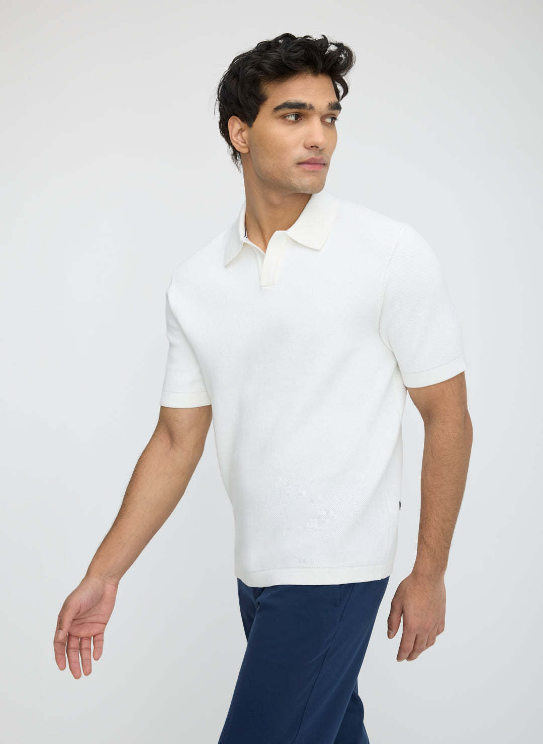 Dalton Relaxed Polo Sweater