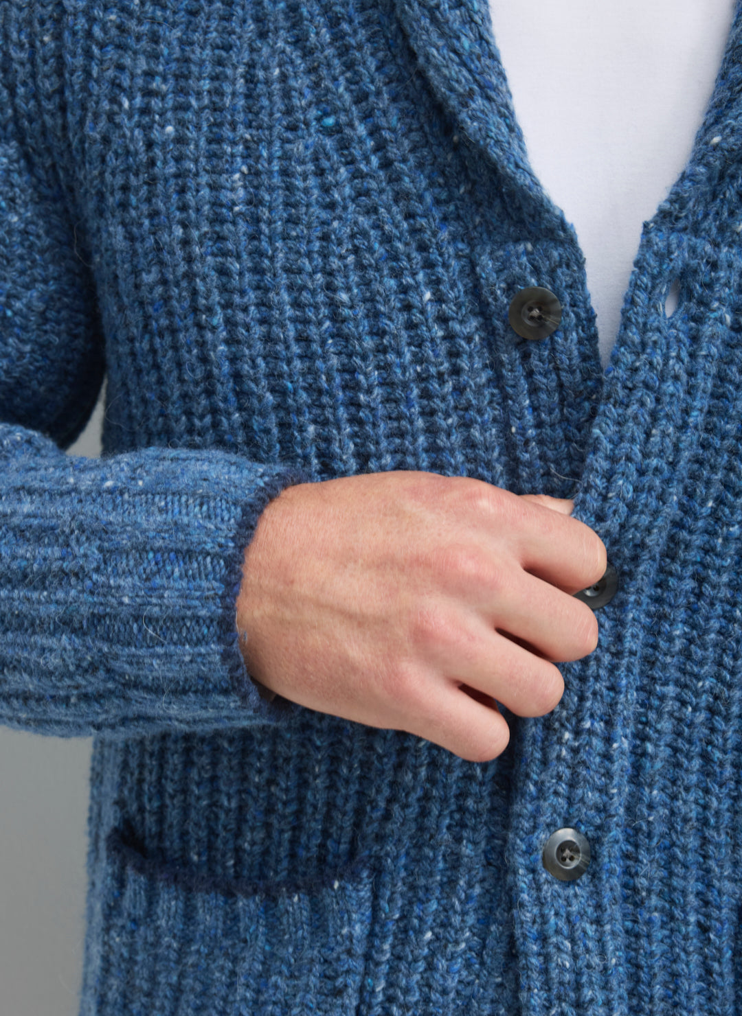 Donegal Shawl Collar Cardigan