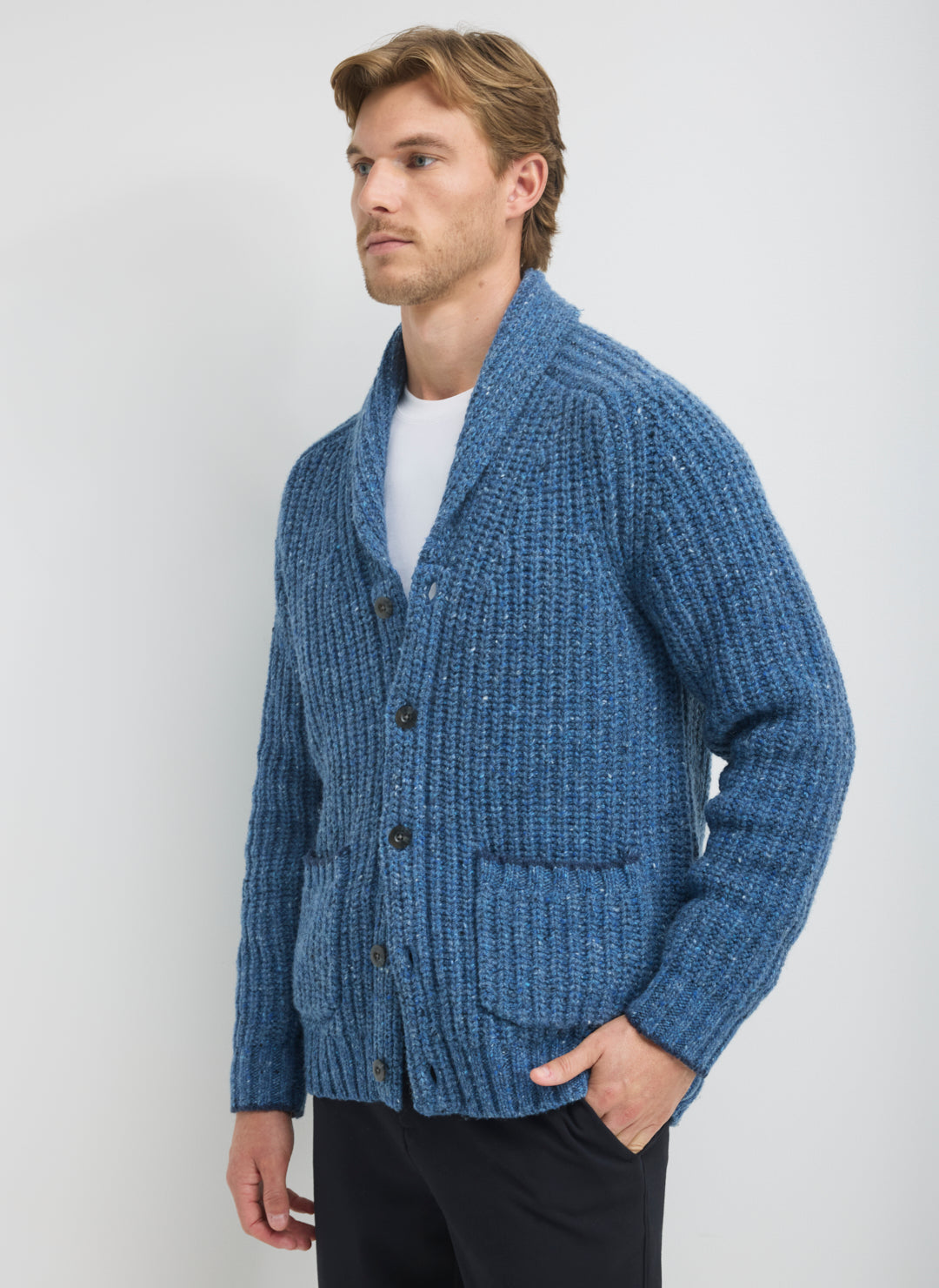 Donegal Shawl Collar Cardigan