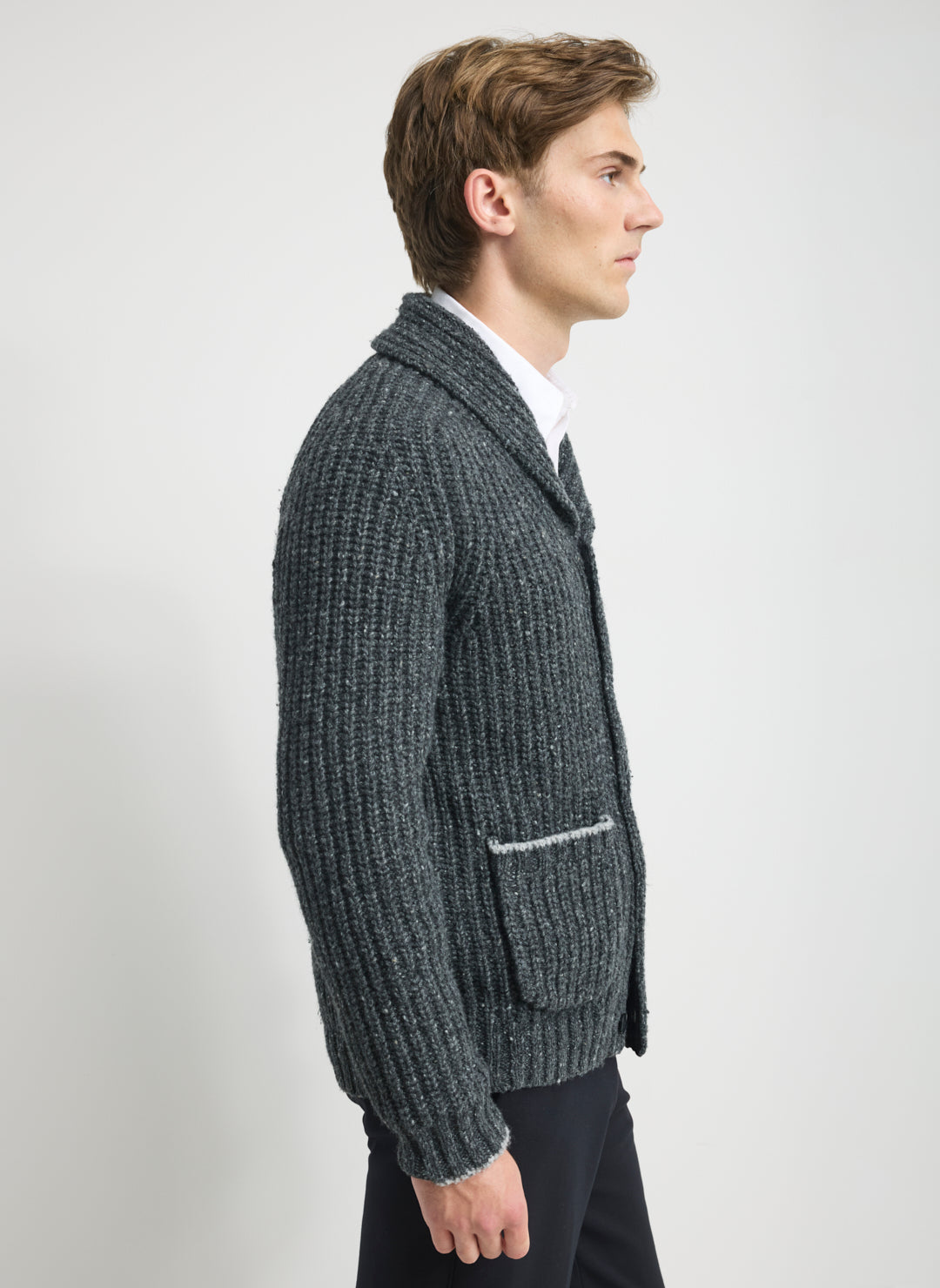 Donegal Shawl Collar Cardigan