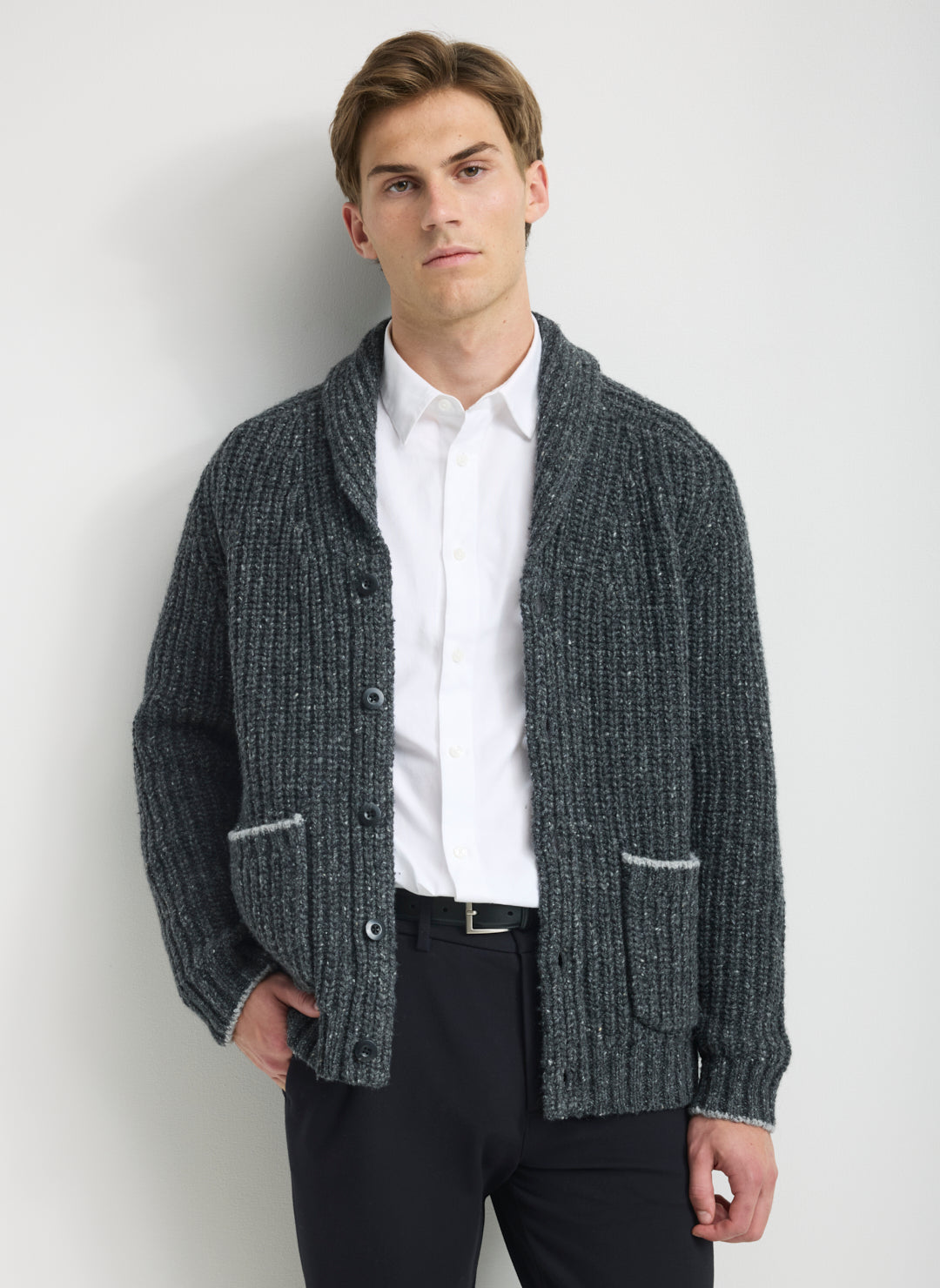 Donegal Shawl Collar Cardigan