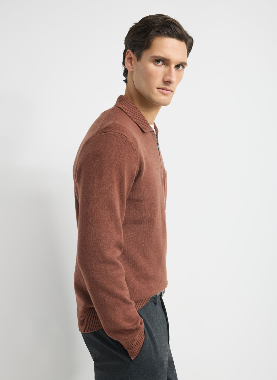 4 Zip Polo