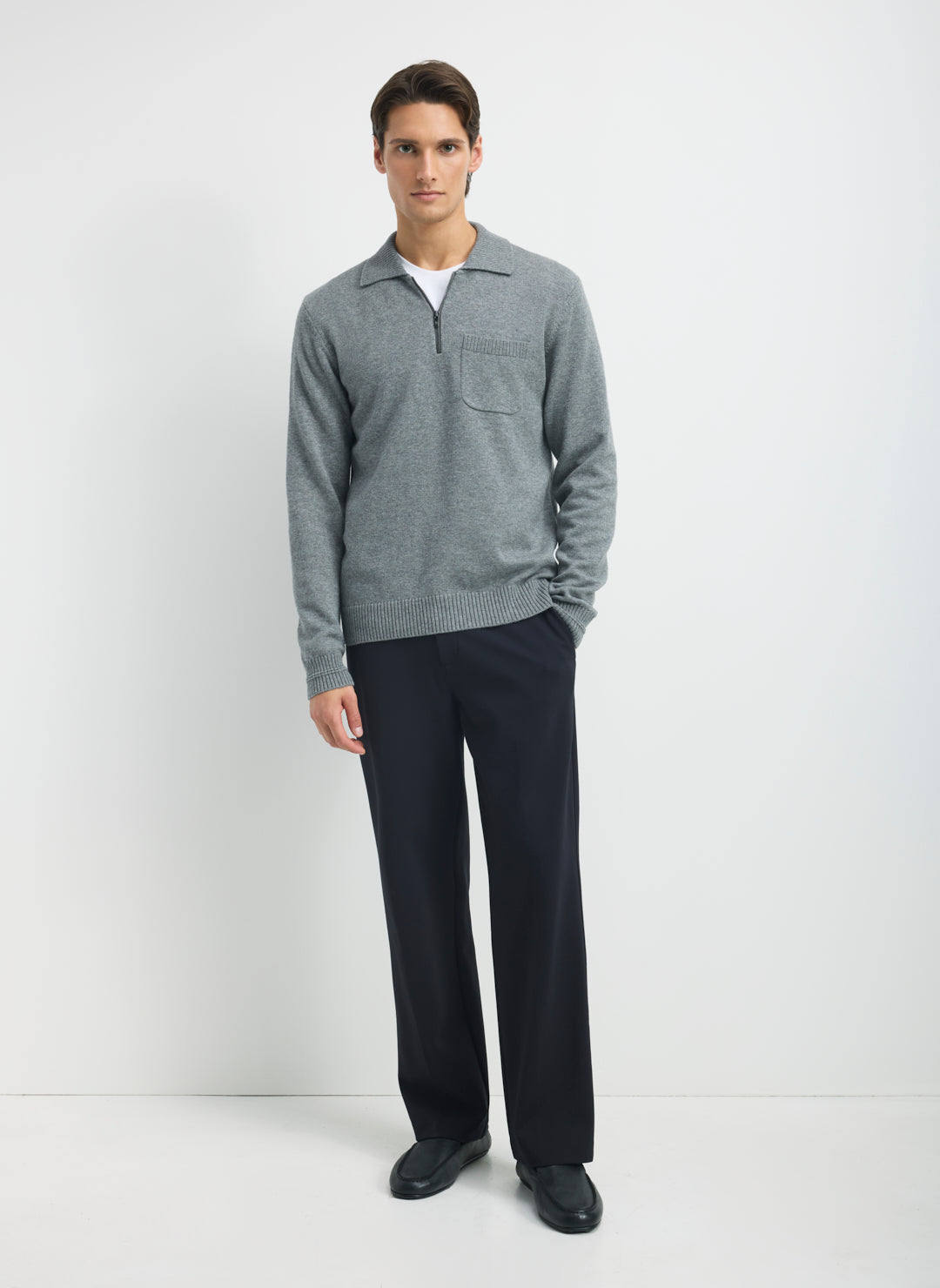 4 Zip Polo