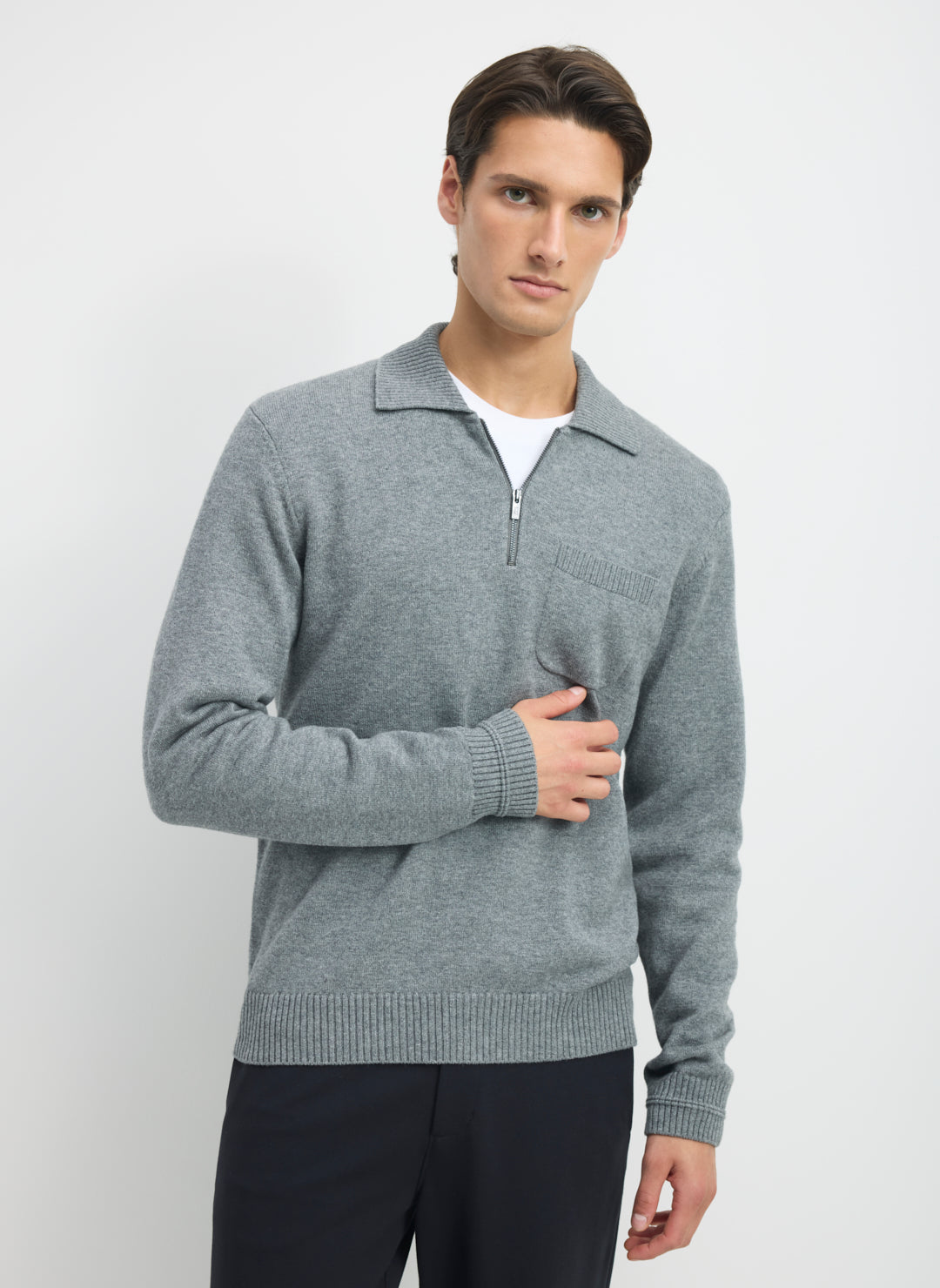 KMM10299MerinoCotton14ZipPoloMIDGREYMELANGE_033