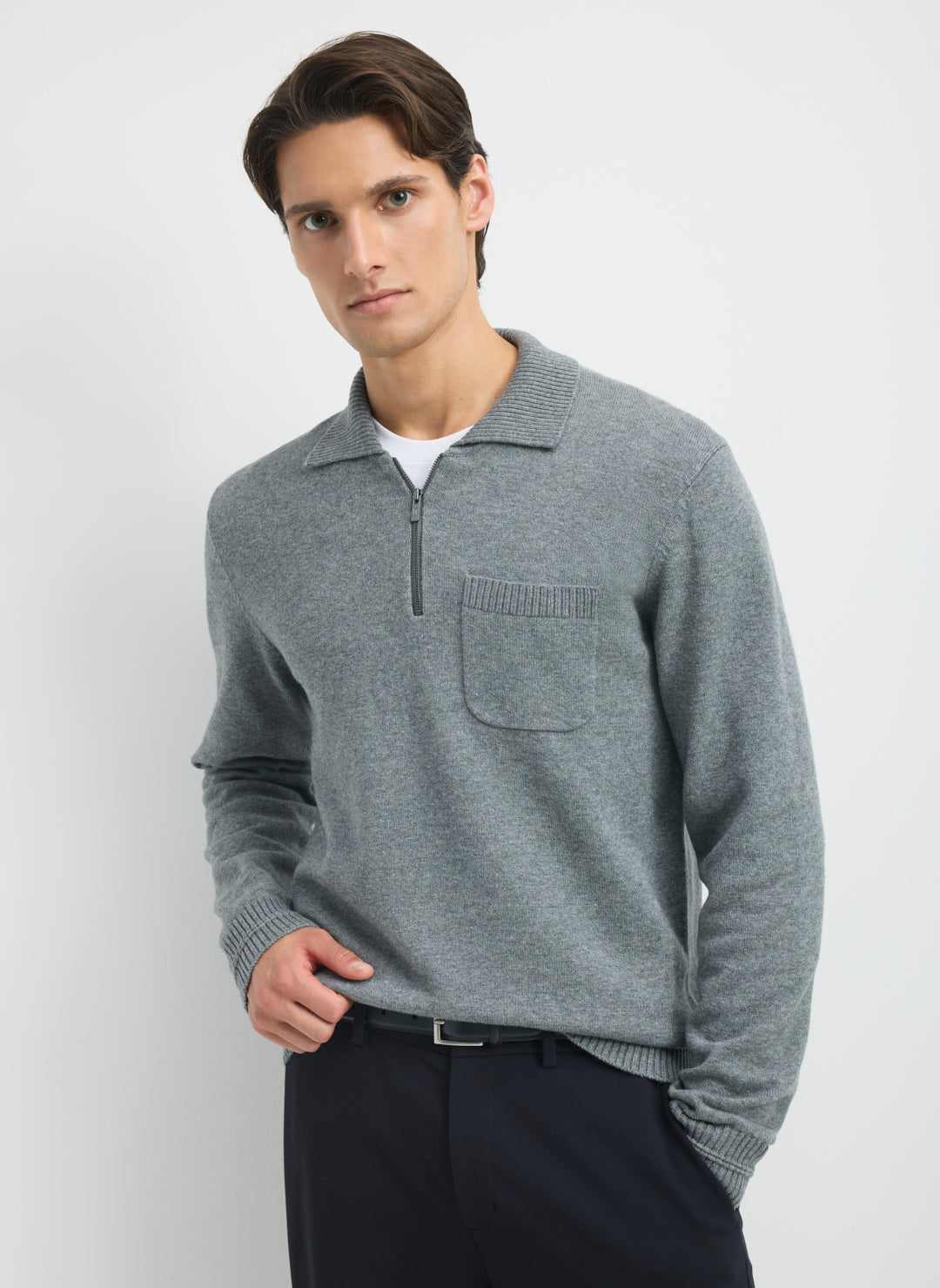 4 Zip Polo