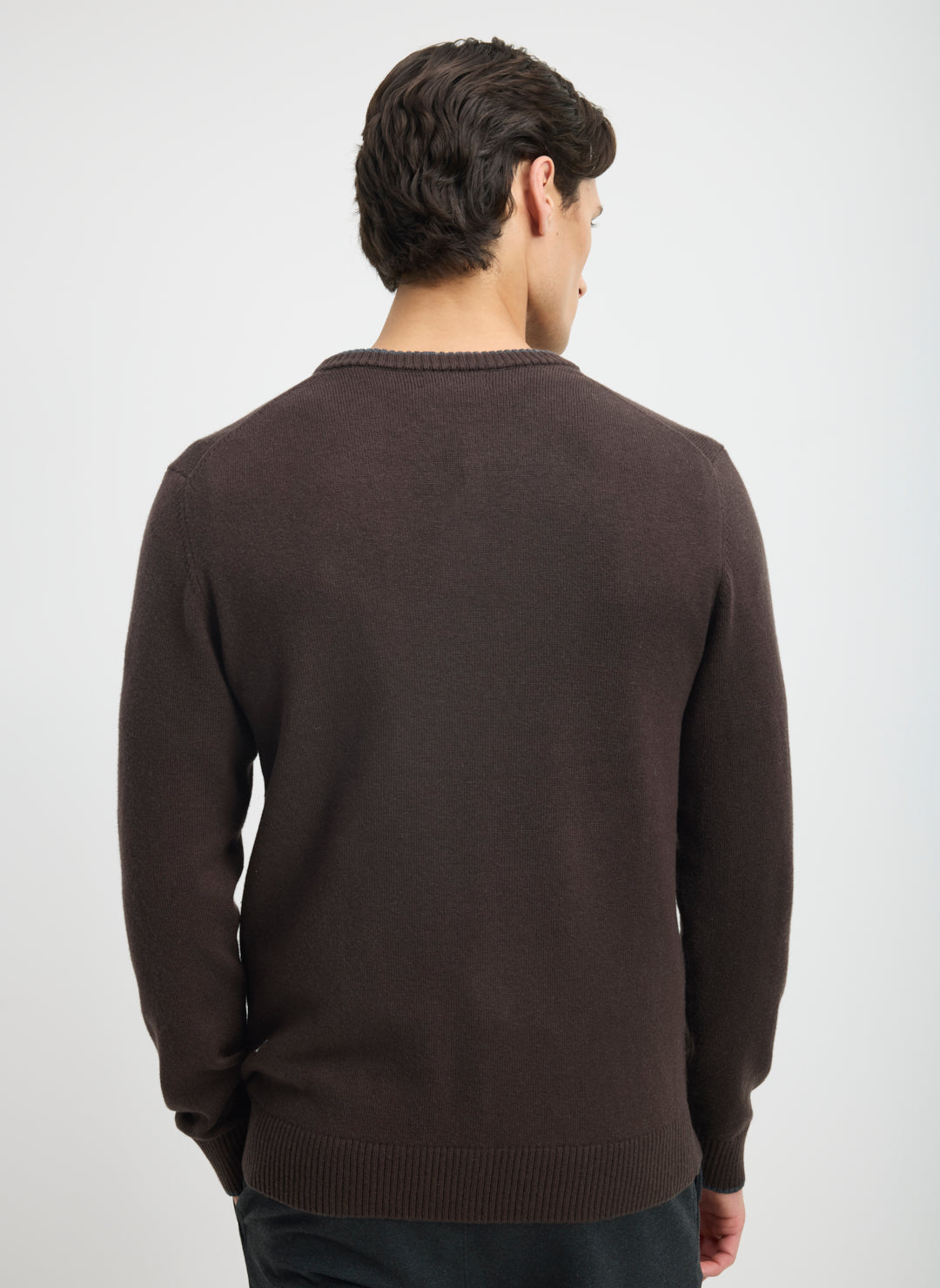 Merino Cotton Henley Sweater