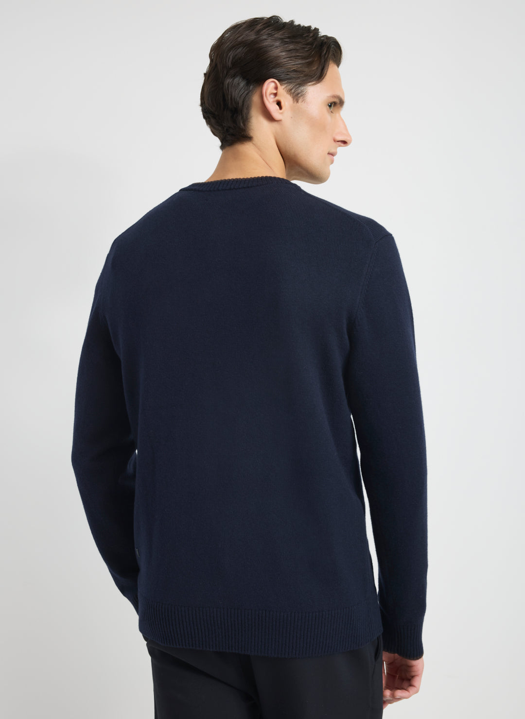 Merino Cotton Henley Sweater