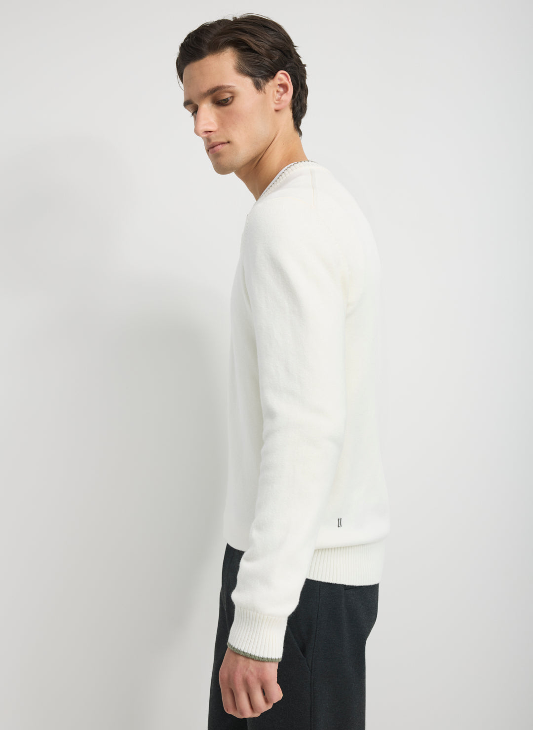 Merino Cotton Henley Sweater