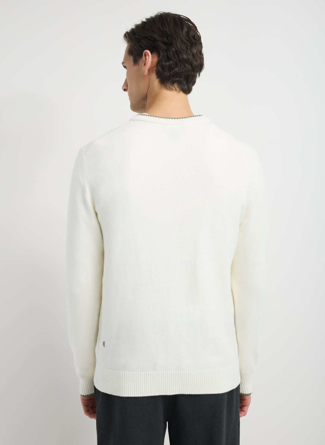 Merino Cotton Henley Sweater