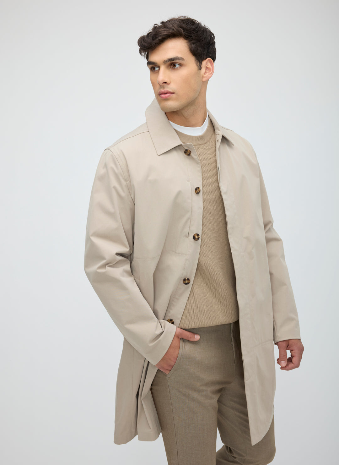 ジャケット・アウター overdue flair OUT POCKET WOOL MAC COAT Miles Mac Jacket | Kit and Ace
