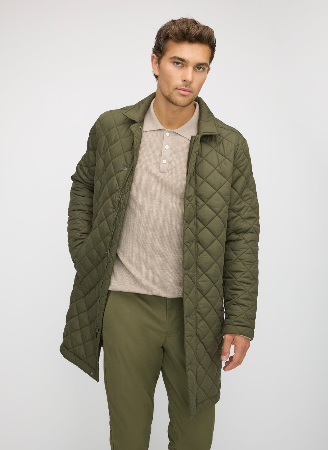 Bergen Recycled Quilted Coat