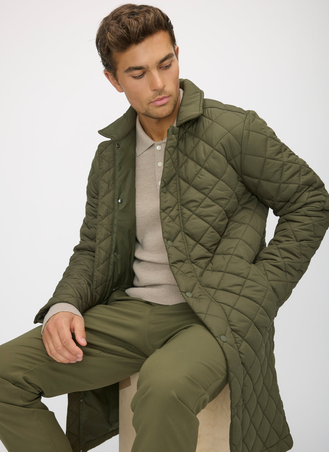 Bergen Recycled Quilted Coat