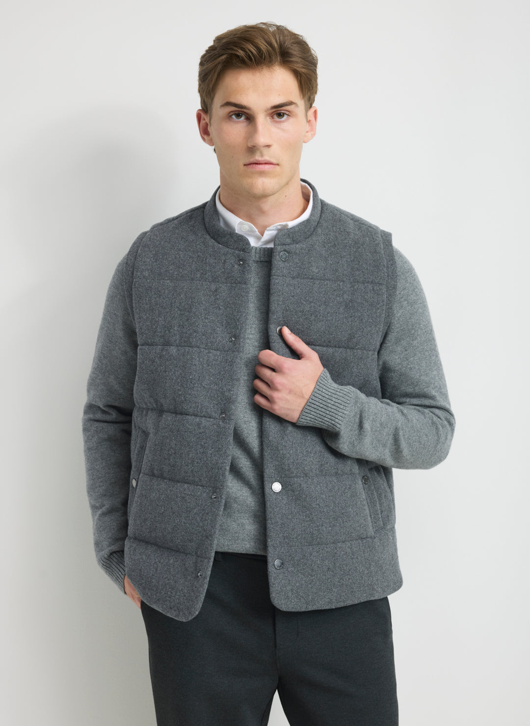 Wool Quilted Vest