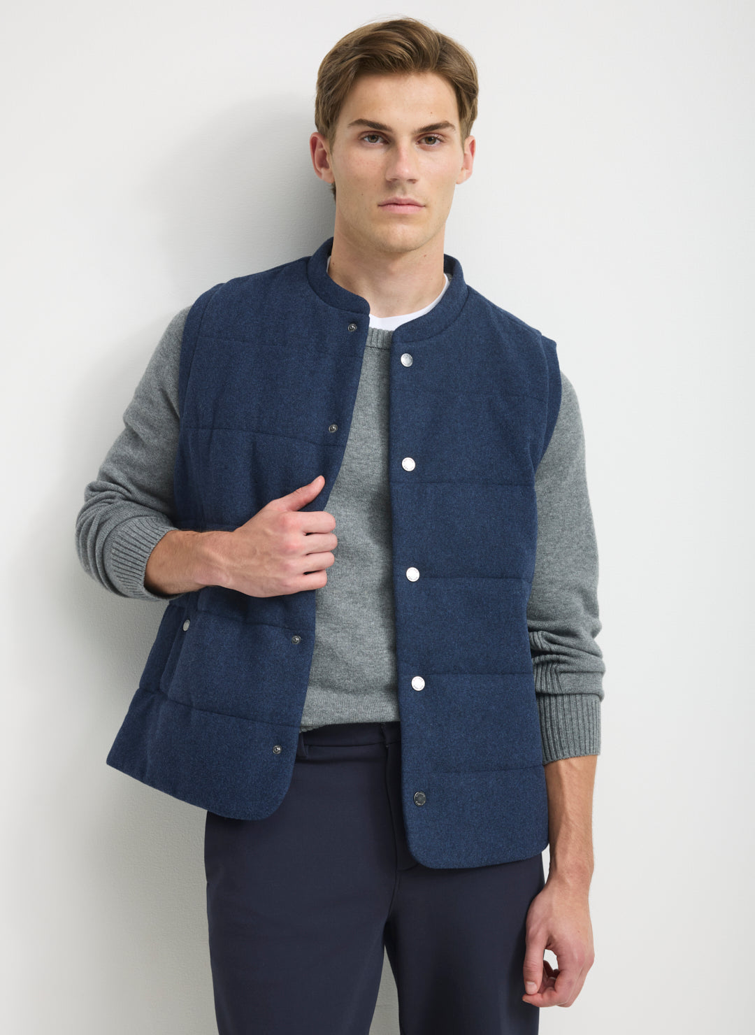 Wool Quilted Vest