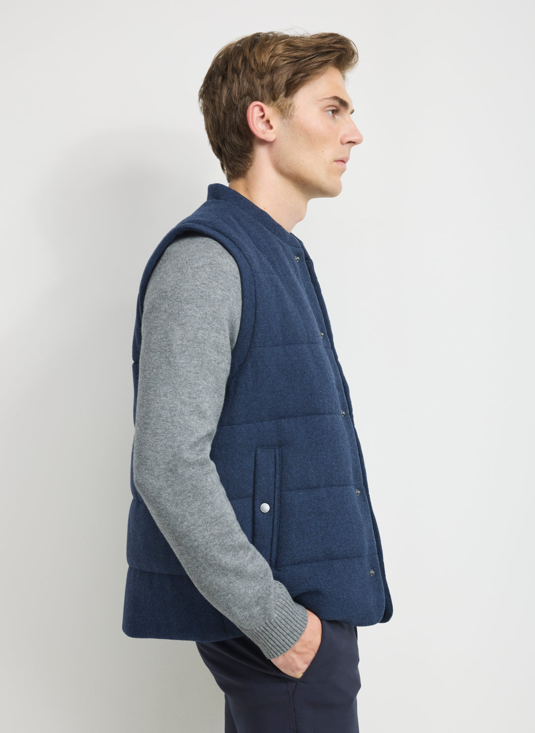 Wool Quilted Vest