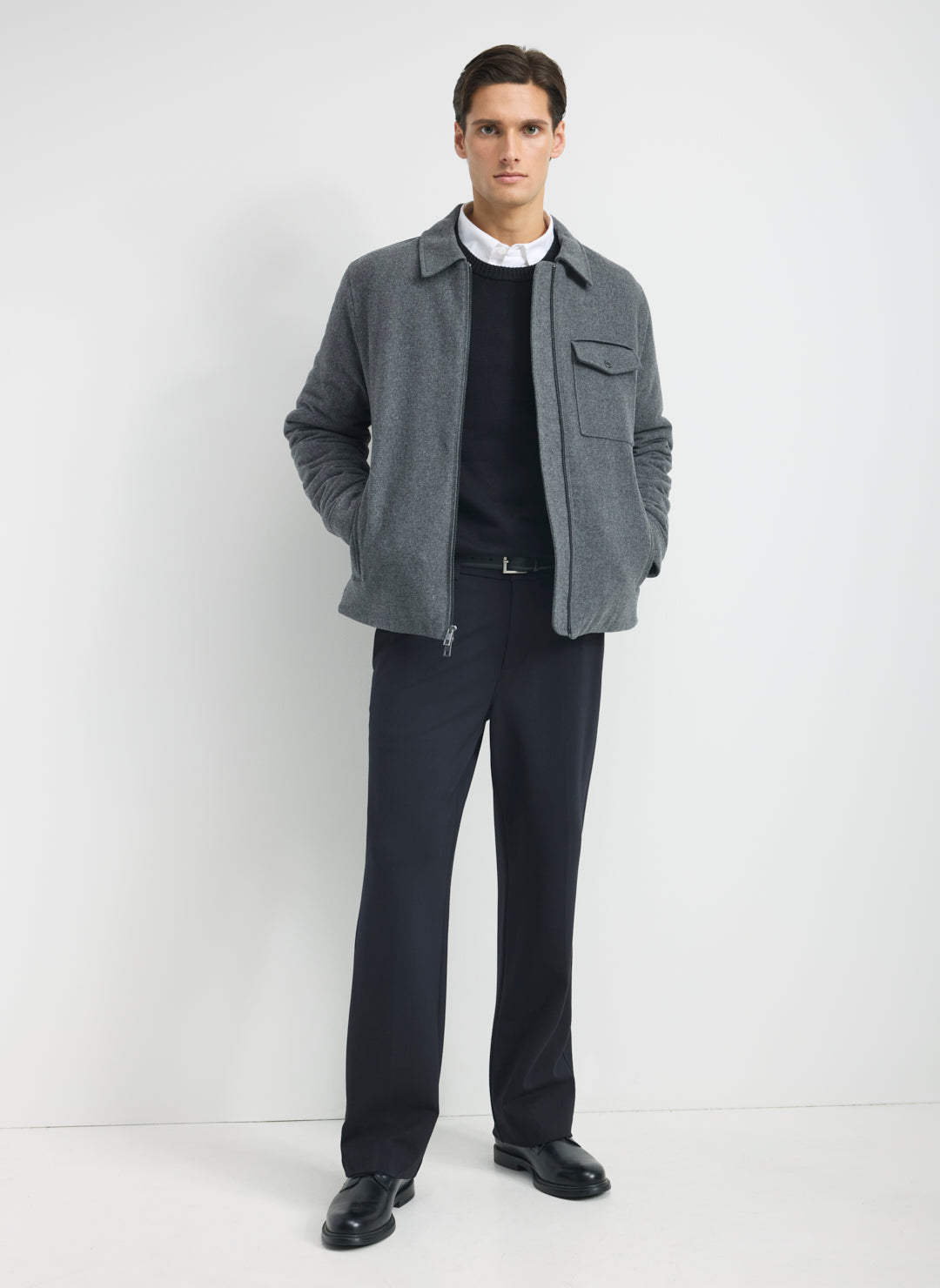 Wool Blouson Jacket