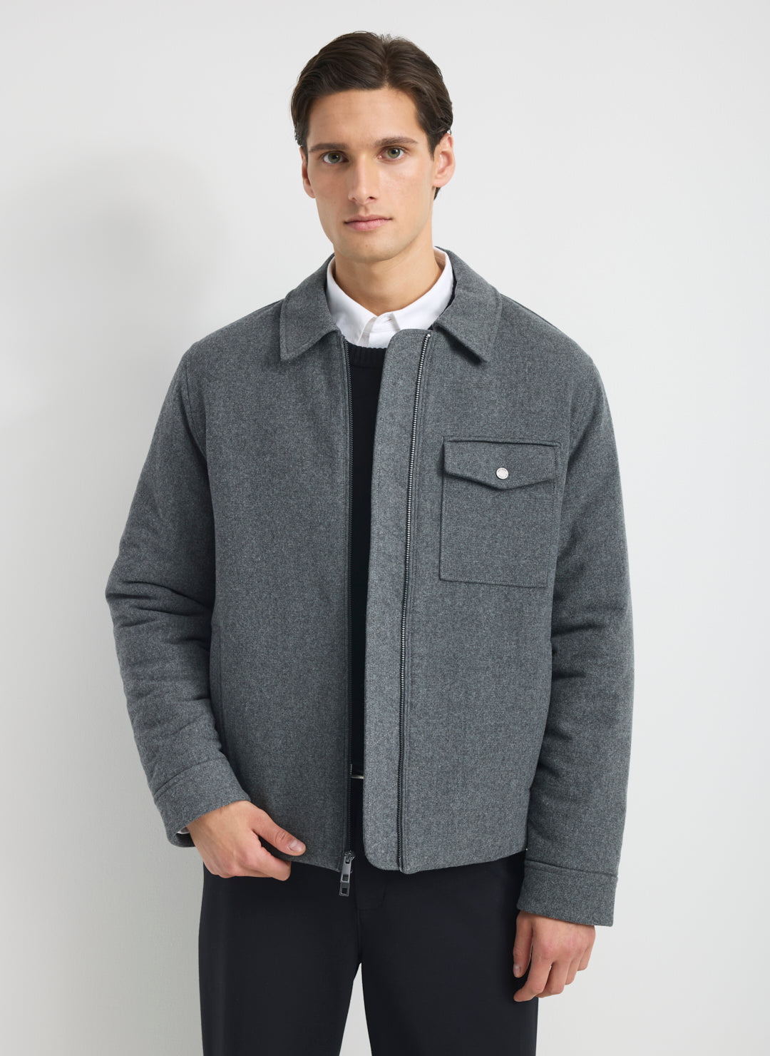Wool Blouson Jacket