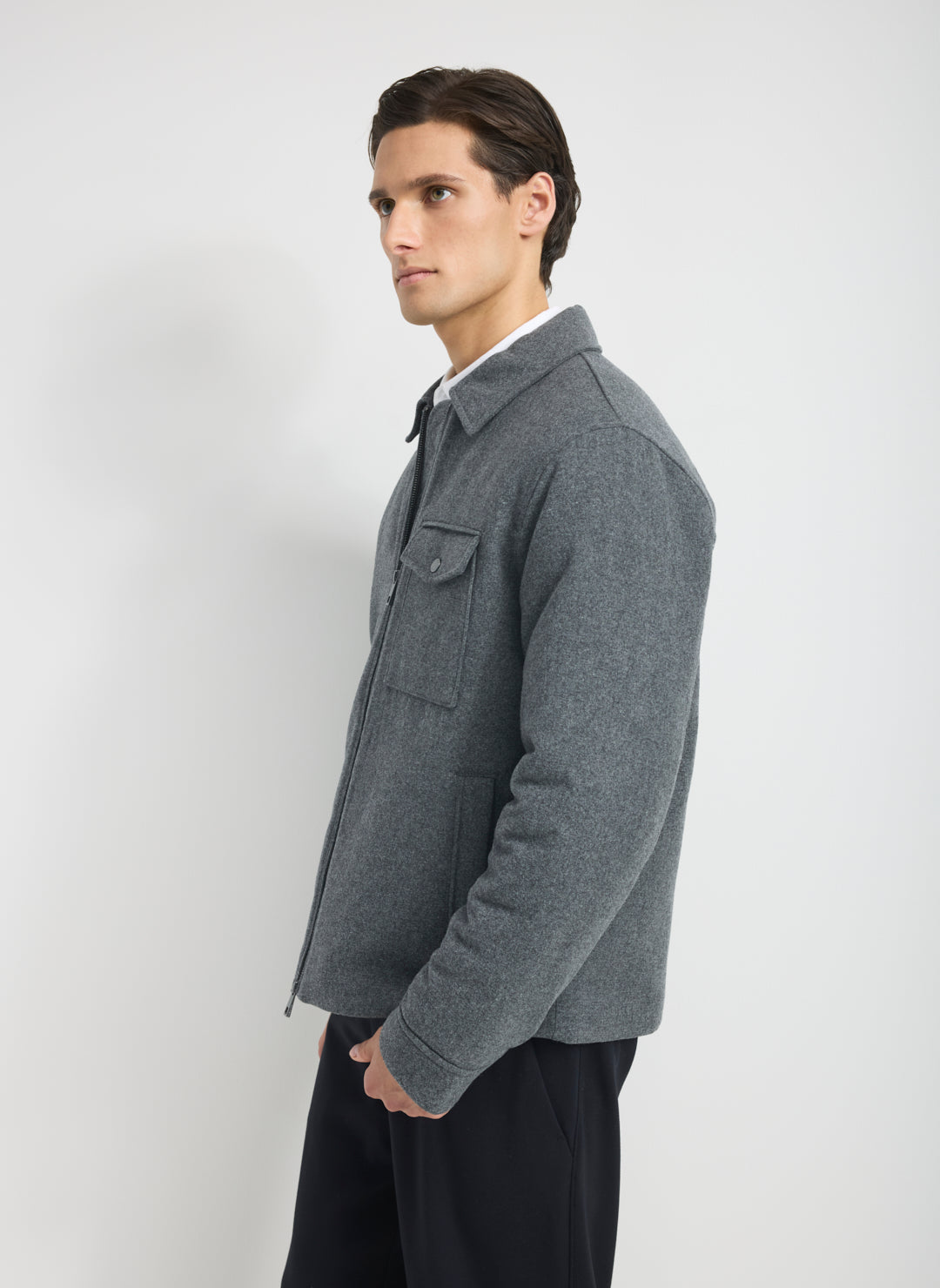 Wool Blouson Jacket