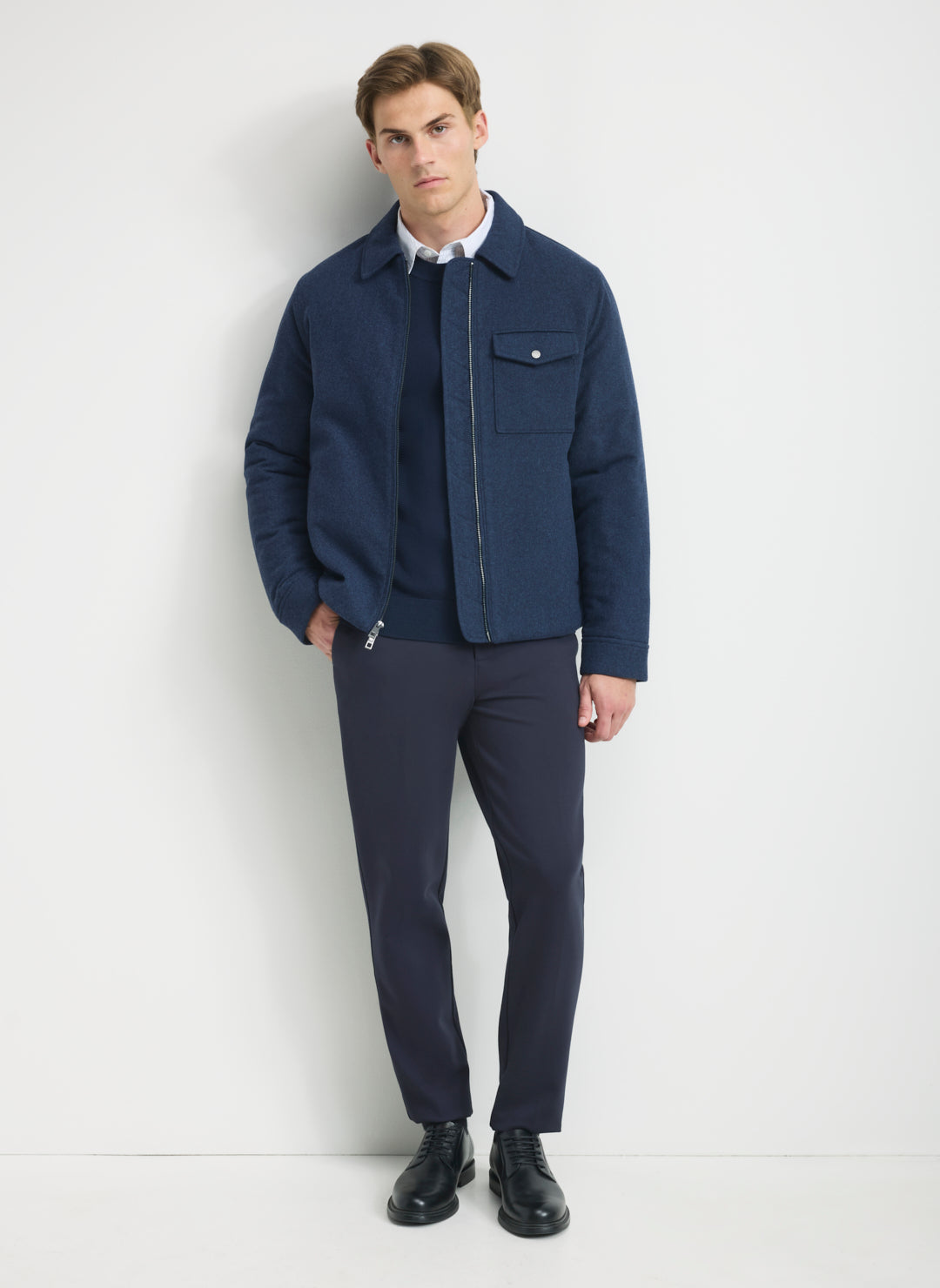 Wool Blouson Jacket